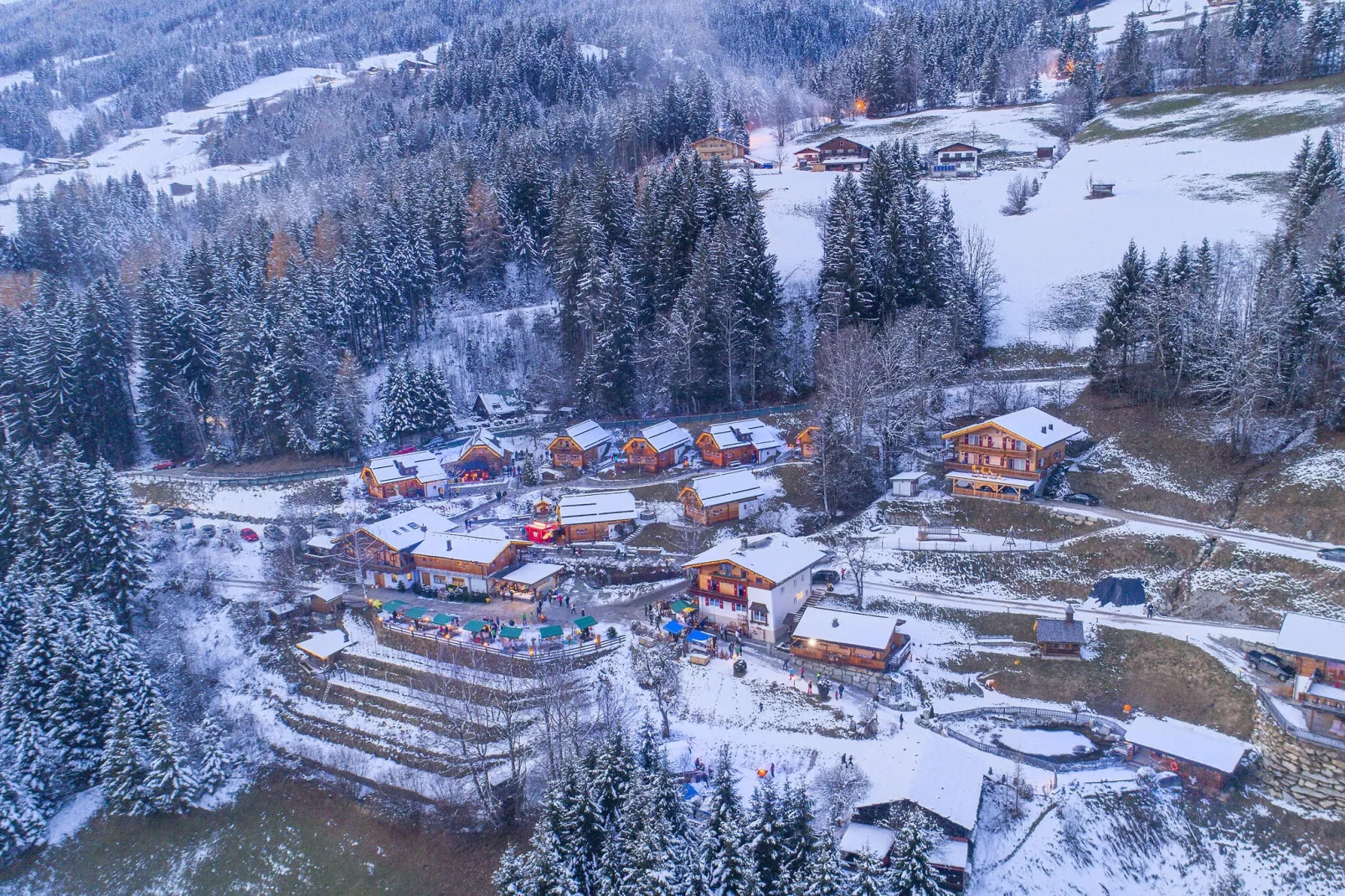 Naturdorf Oberkühnreit - Chalet Oberkühnreit-Exterior winter