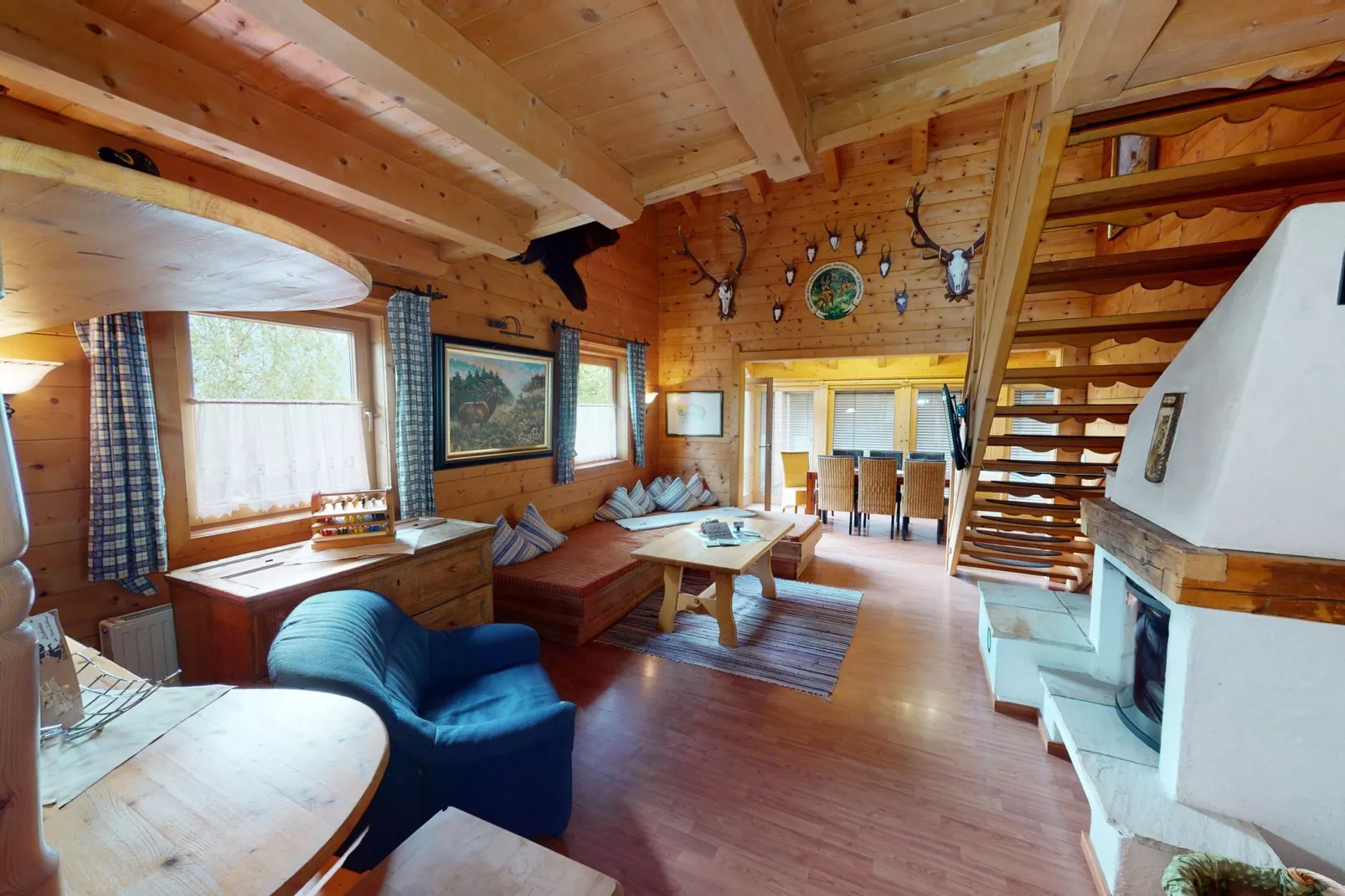 Naturdorf Oberkühnreit - Chalet Oberkühnreit-Living room