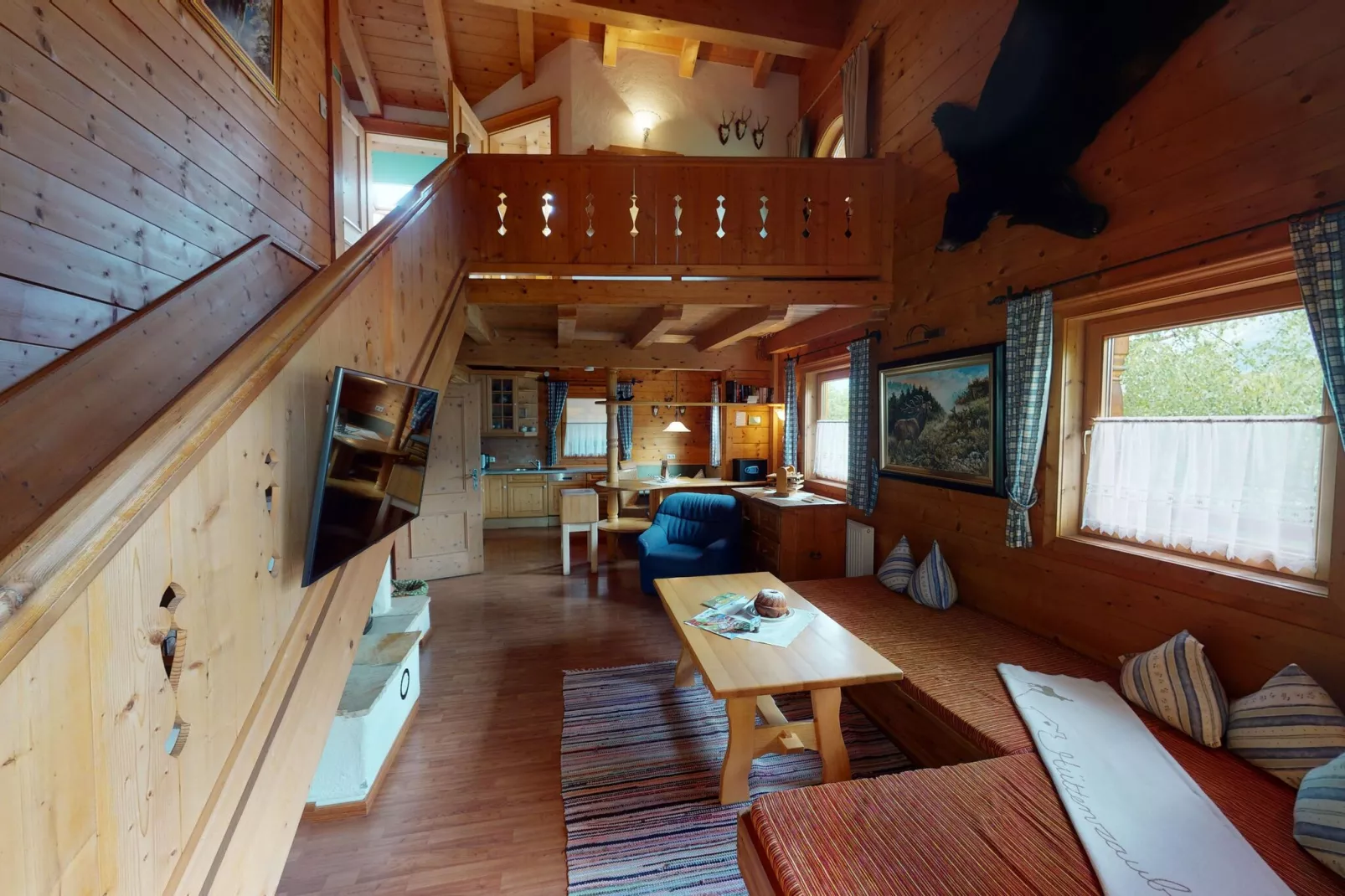 Naturdorf Oberkühnreit - Chalet Oberkühnreit-Living room