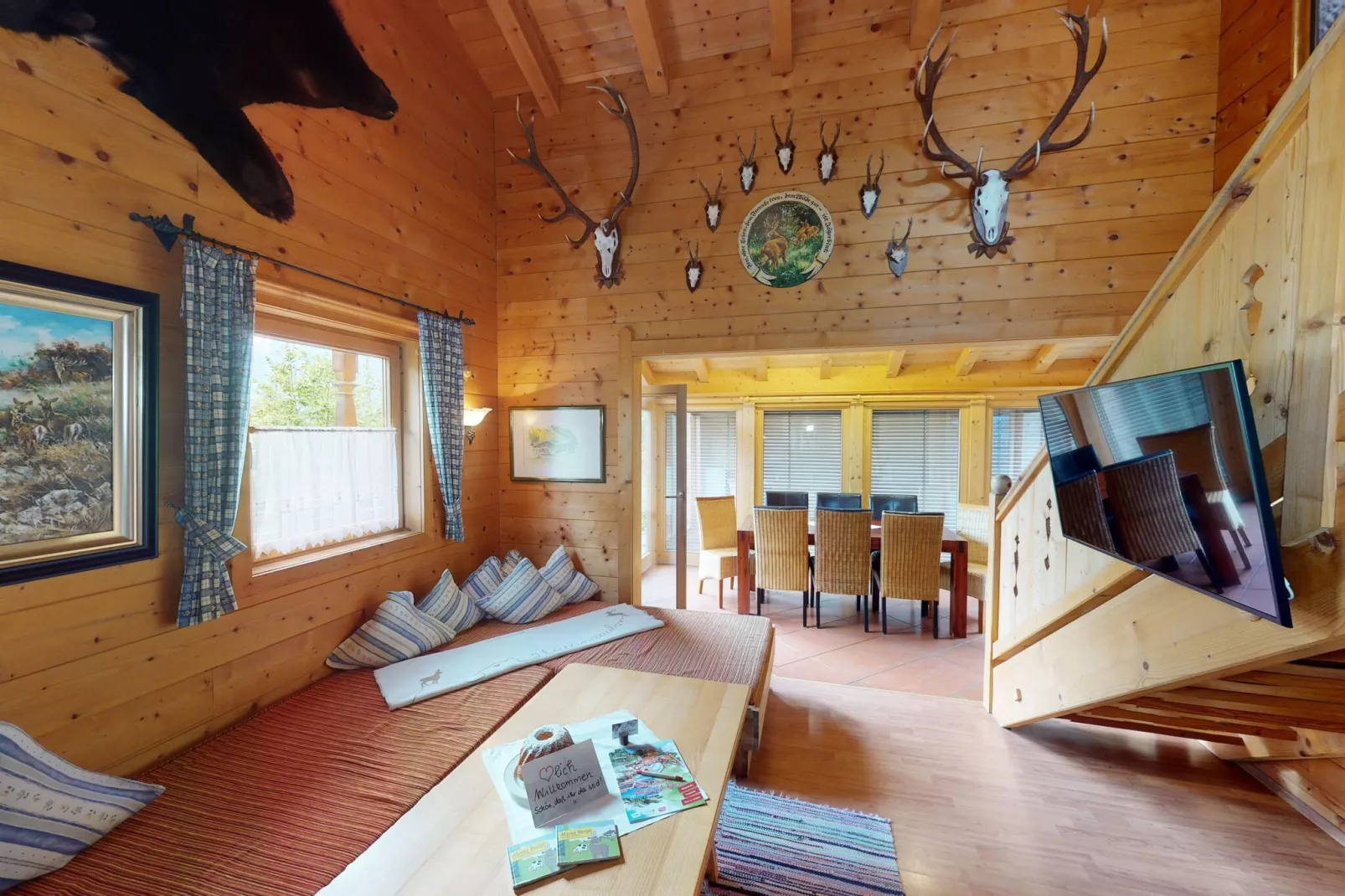 Naturdorf Oberkühnreit - Chalet Oberkühnreit-Living room