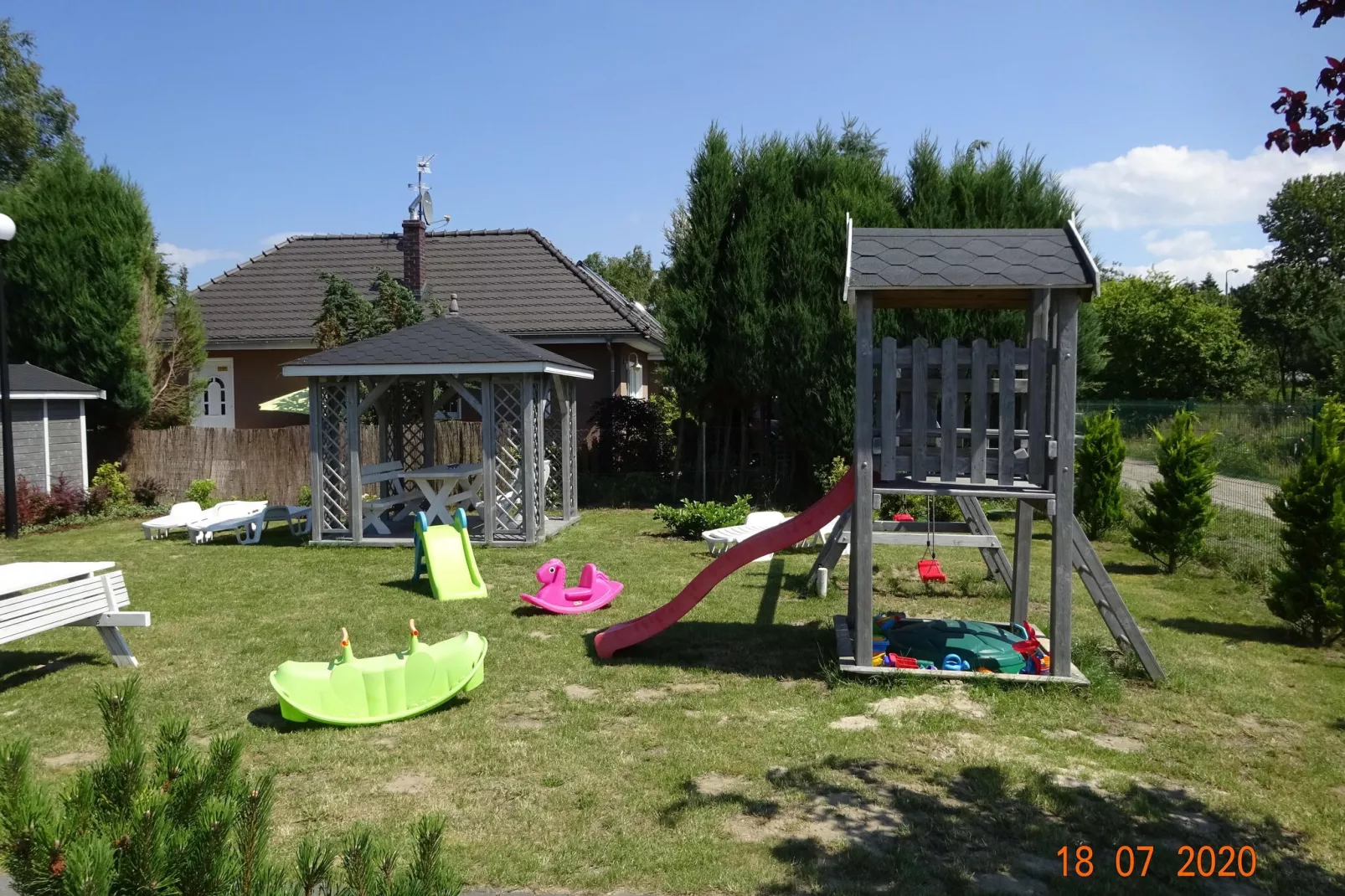 Dom wakacyjny w Wisełce dla 12 osób-Jardin d'été