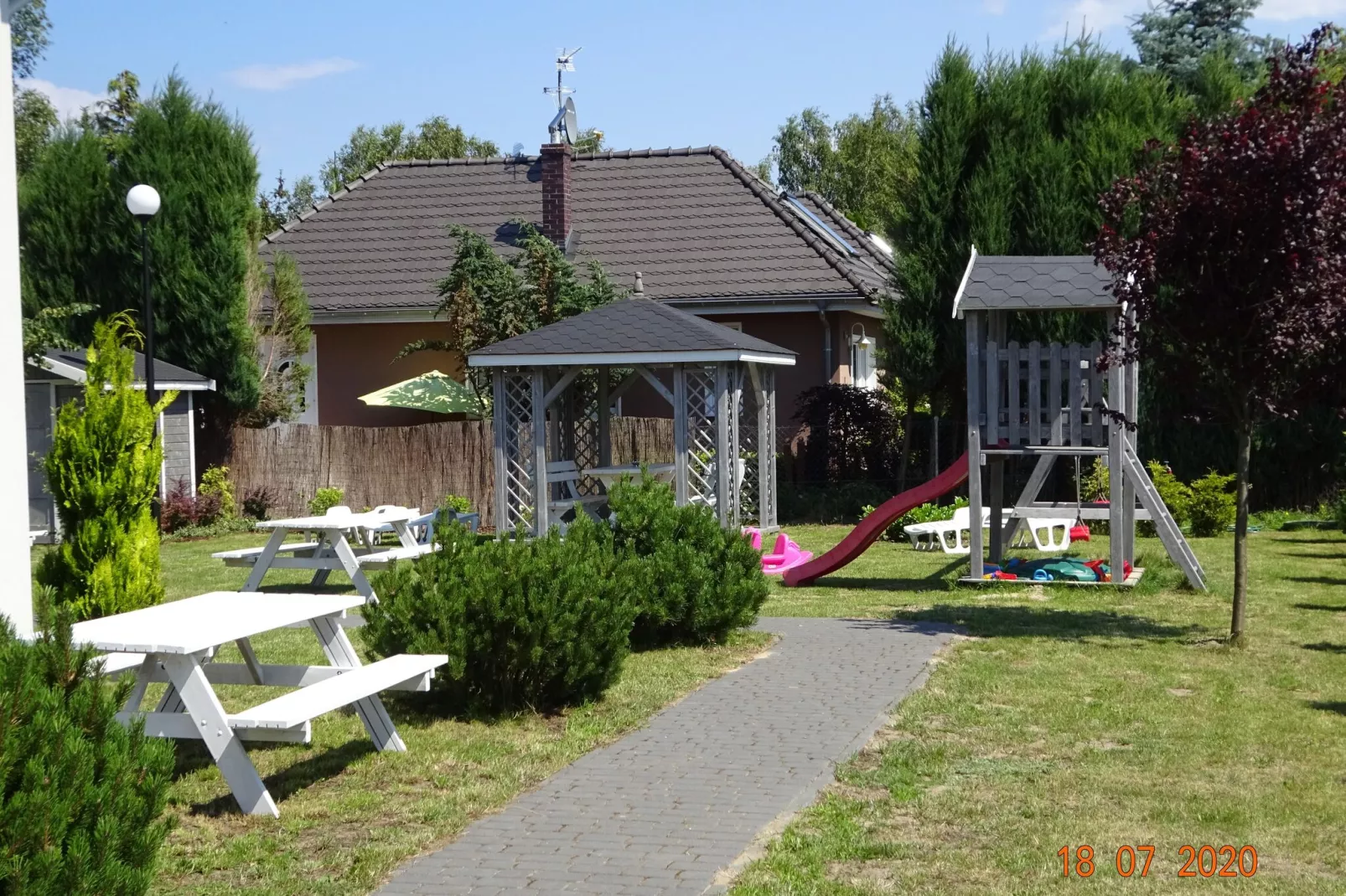 Dom wakacyjny w Wisełce dla 12 osób-Jardin d'été
