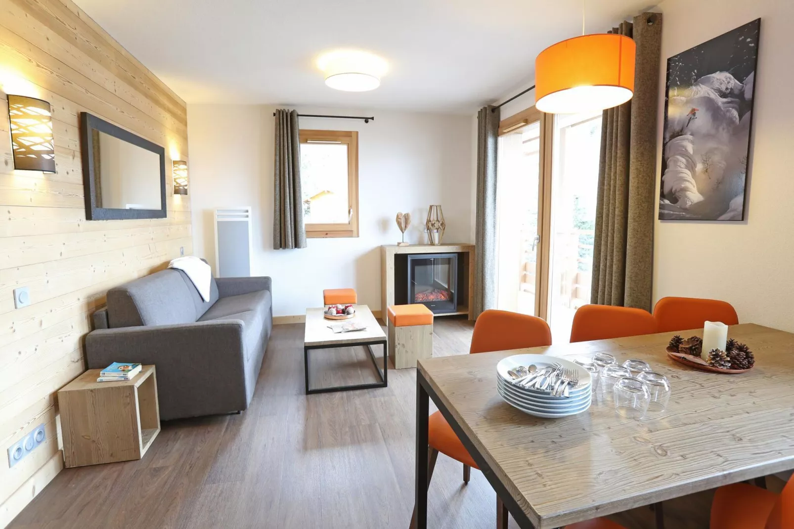 Le Coeur des Loges 3-S4v-Living room