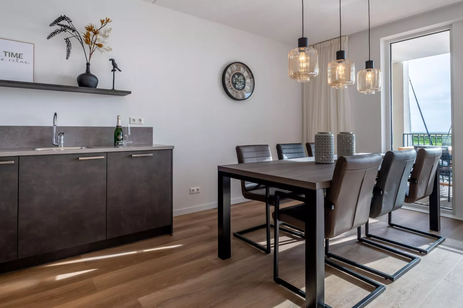 Harbour Loft 1i Résidence Marina havenzicht-Kitchen