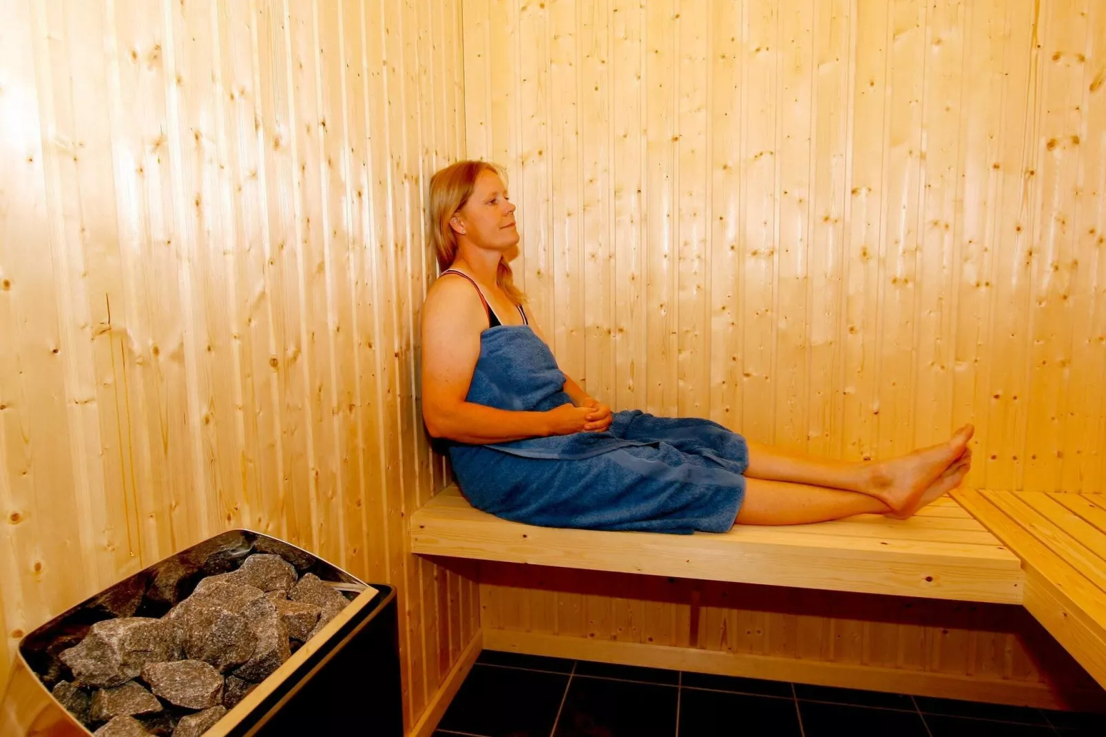 Maison de vacances pour 24 a Idestrup-Sauna