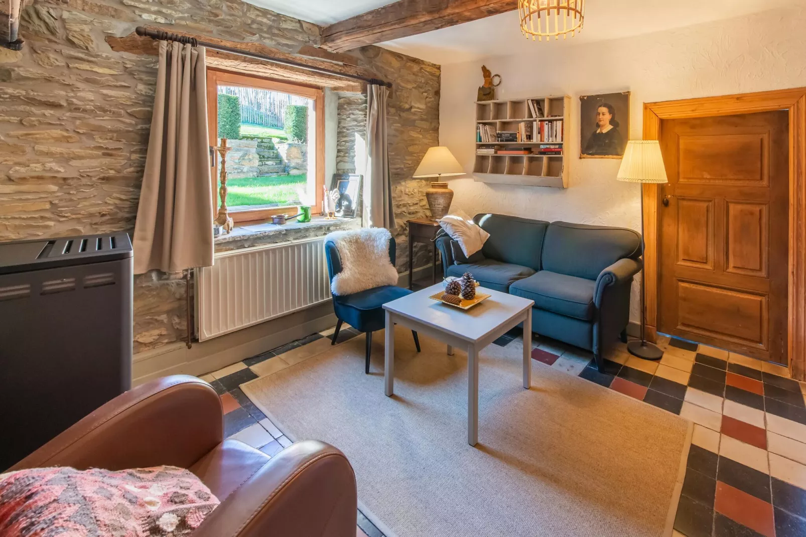 Maison Les Chaumiers-Living room