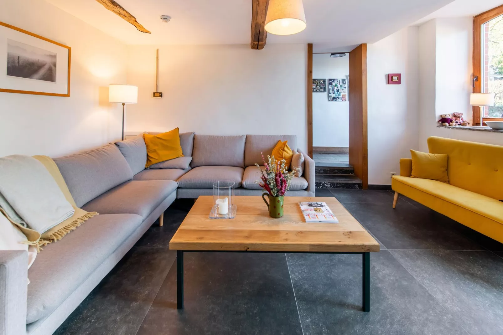 Maison Les Chaumiers-Living room