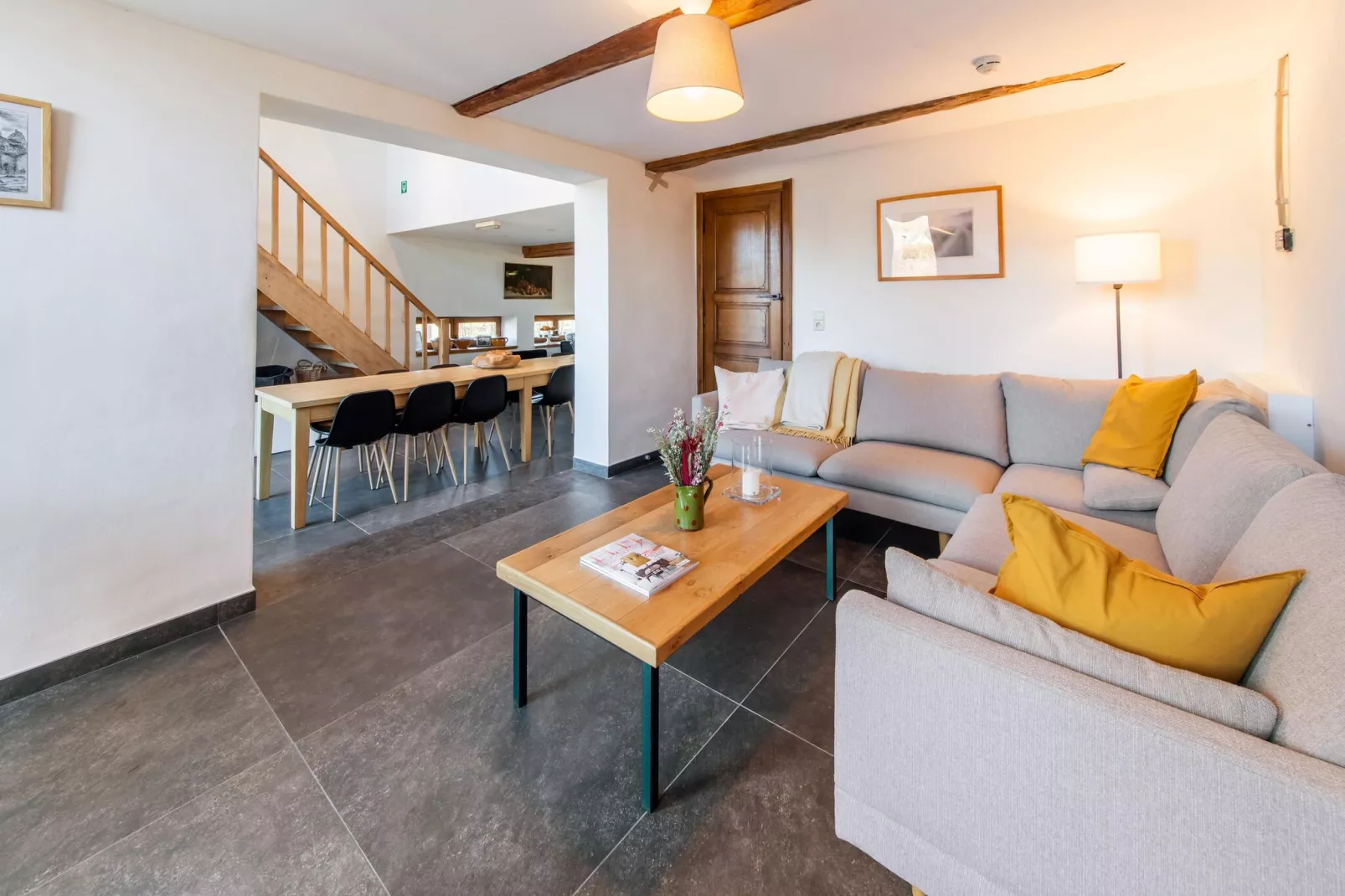 Maison Les Chaumiers-Living room