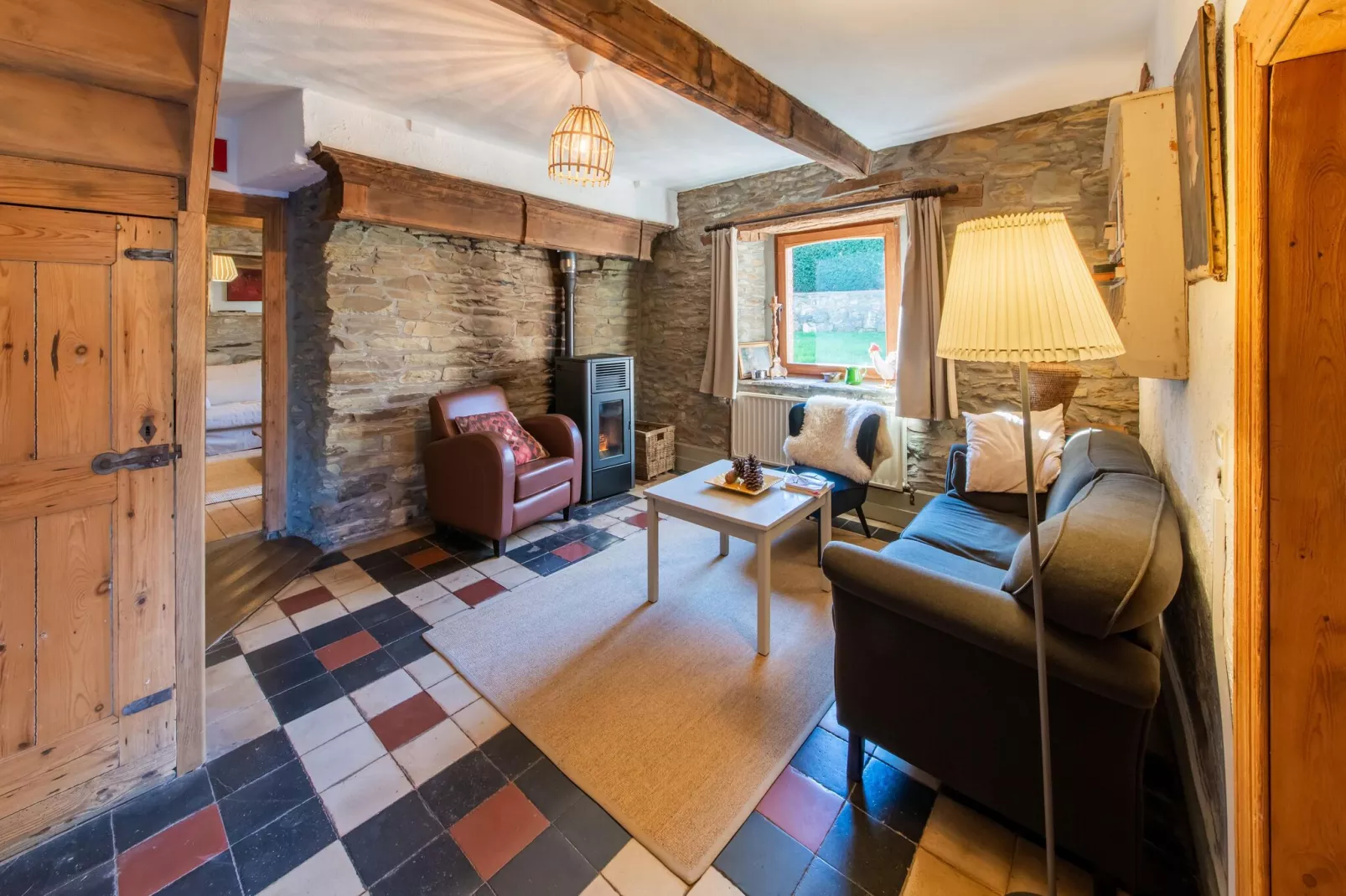 Maison Les Chaumiers-Living room
