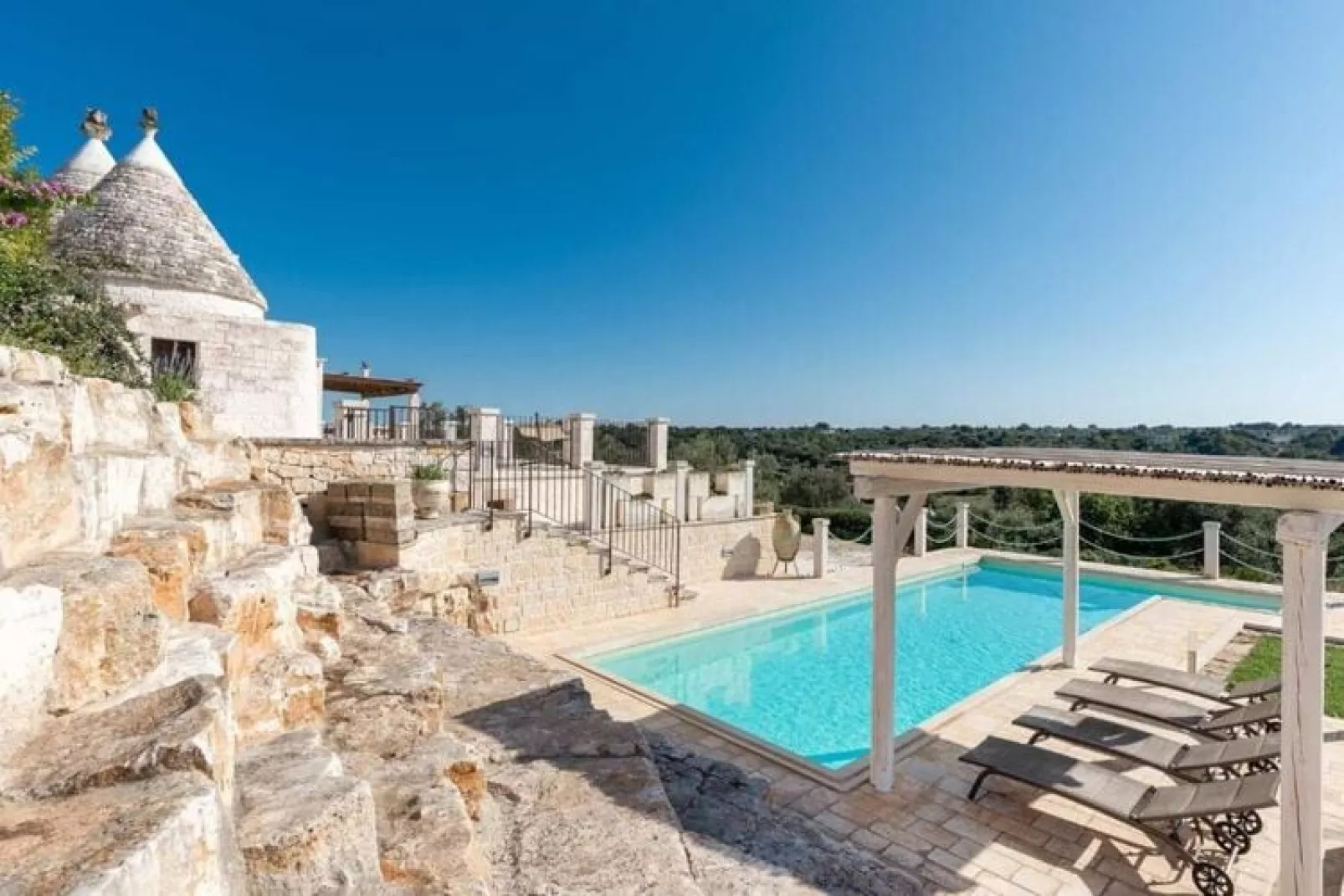 Trullo Il Pupineto Ostuni-Extérieur été