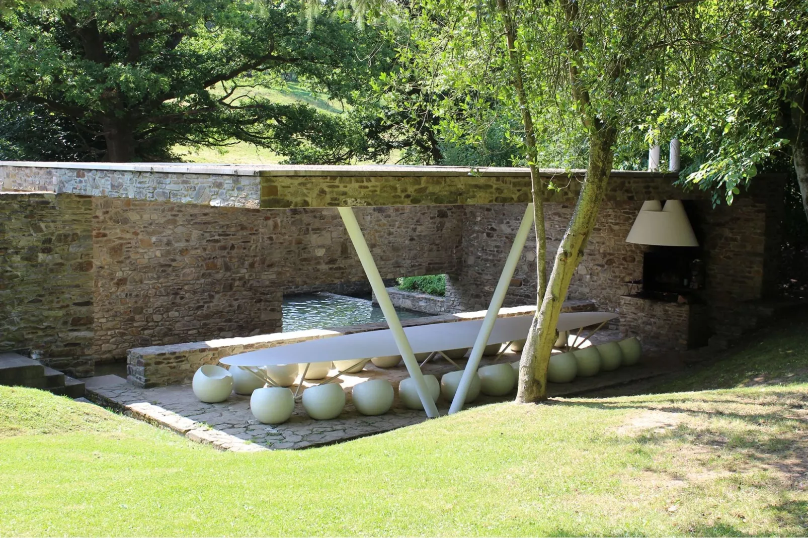 La Tour de Daverdisse-Terrace balcony