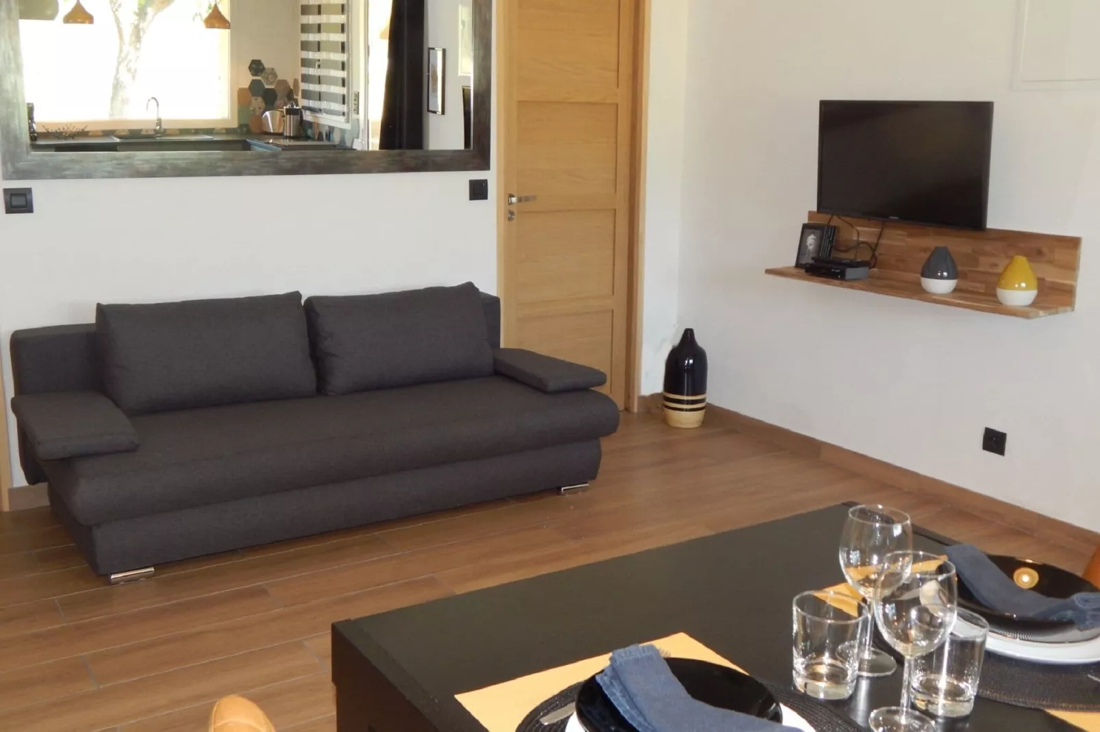 Alexiane&Co Gîte en Ardèche-Wohnzimmer