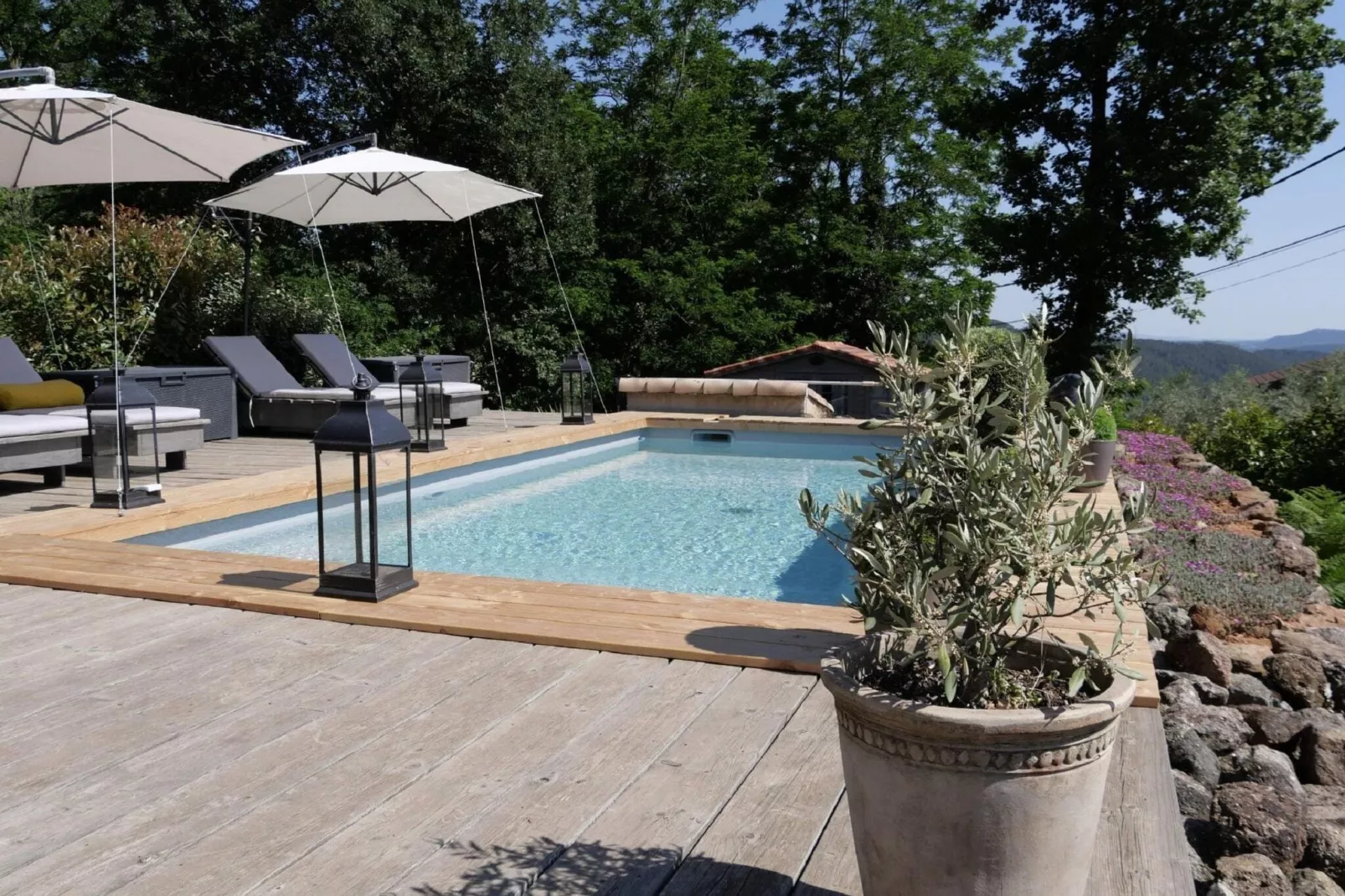 Alexiane&Co Gîte en Ardèche-Schwimmbad