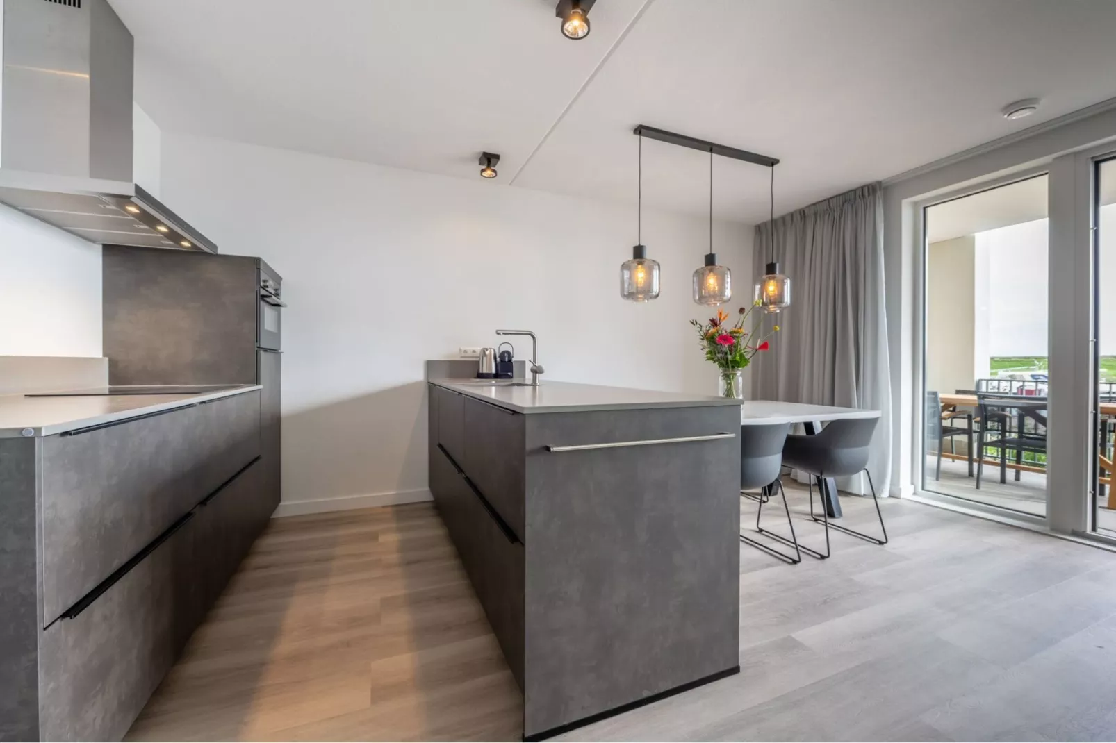 Harbour Loft 1E Résidence Marina havenzicht-Kitchen