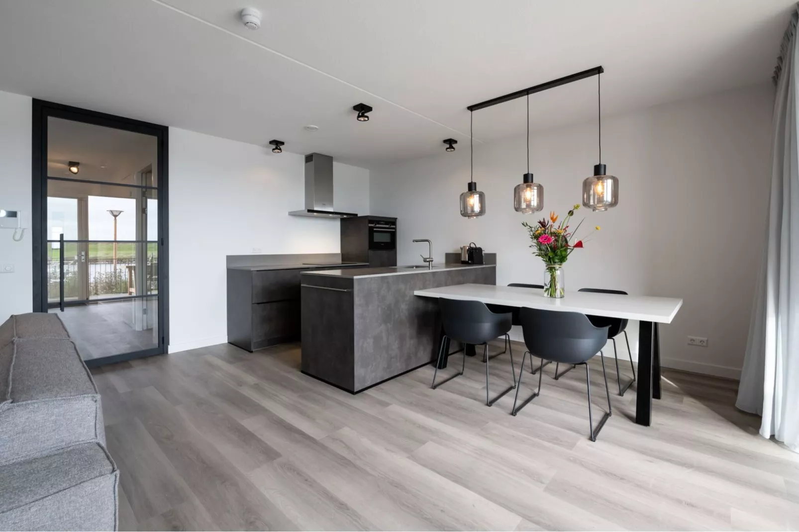 Harbour Loft 1E Résidence Marina havenzicht-Kitchen