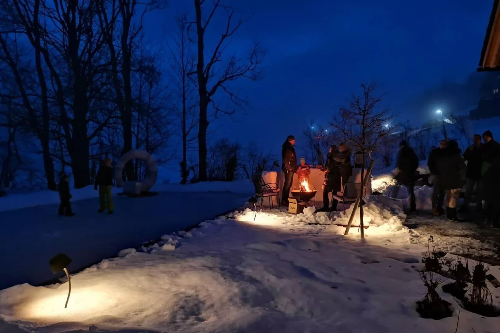 Chalet Tauplitz-Area winter 1km
