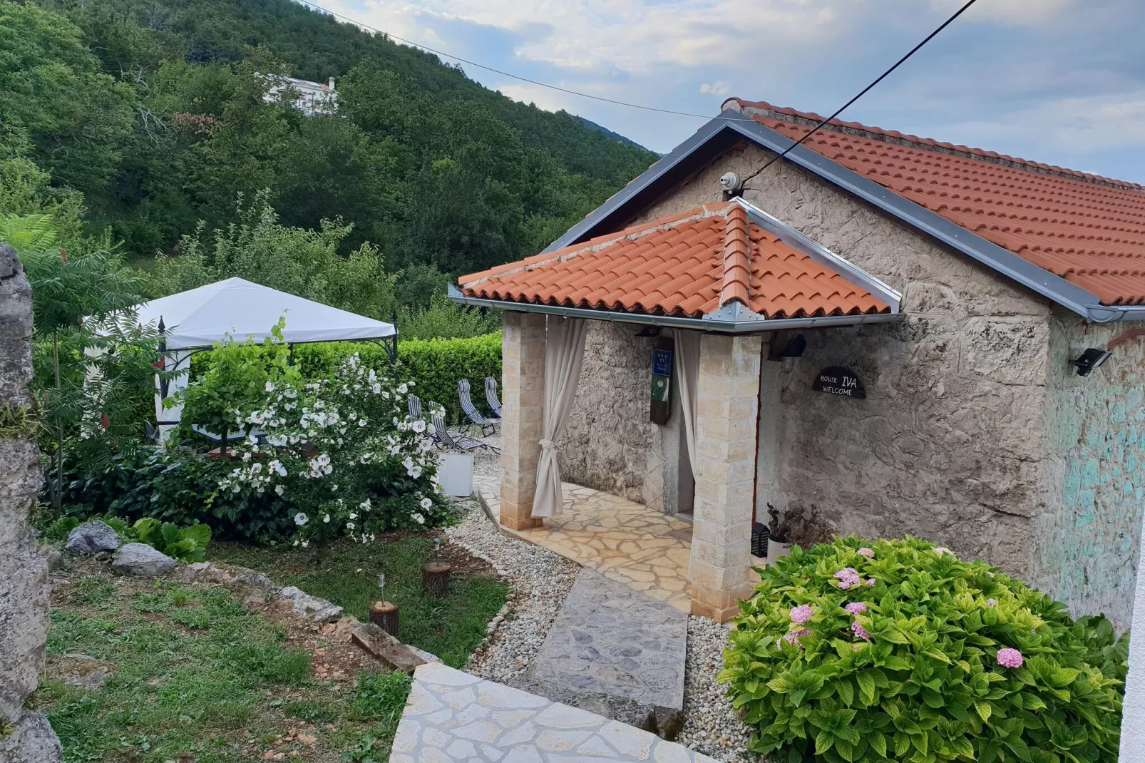 Holiday home Milica - Lovran Dobrec - ca 80 qm für 4 Pers-Außenbereich