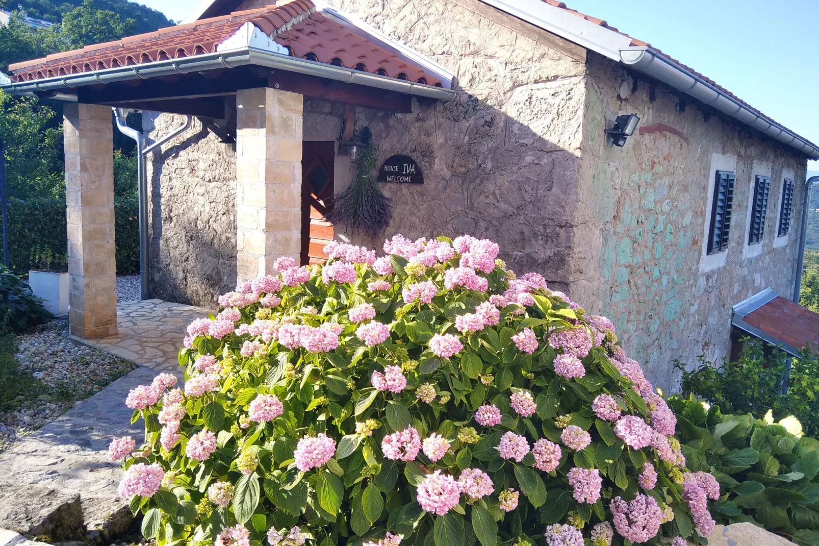 Holiday home Milica - Lovran Dobrec - ca 80 qm für 4 Pers-Außenbereich