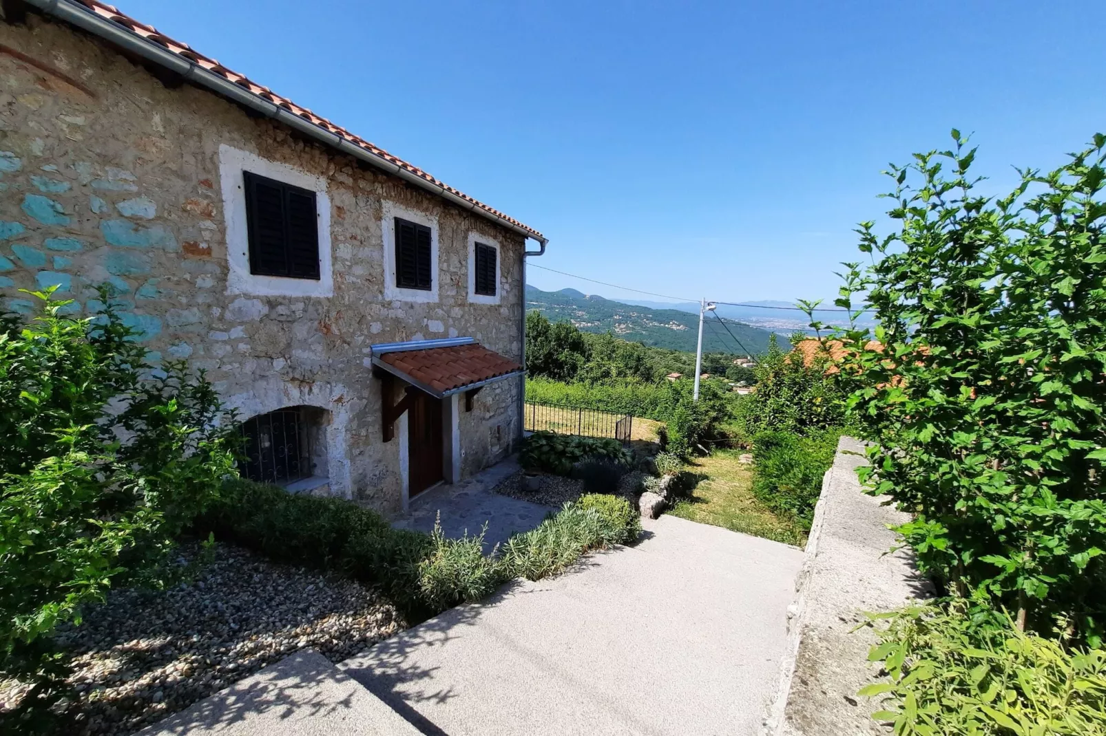 Holiday home Milica - Lovran Dobrec - ca 80 qm für 4 Pers-Außenbereich