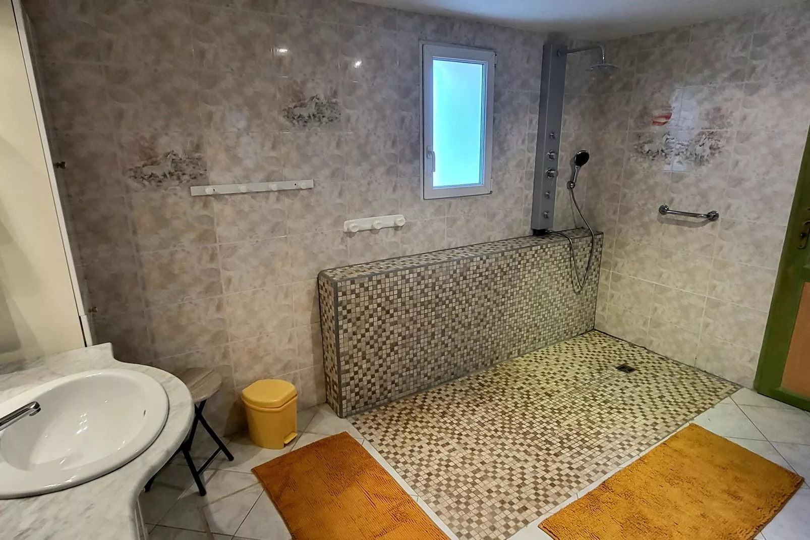 Orange-Bathroom