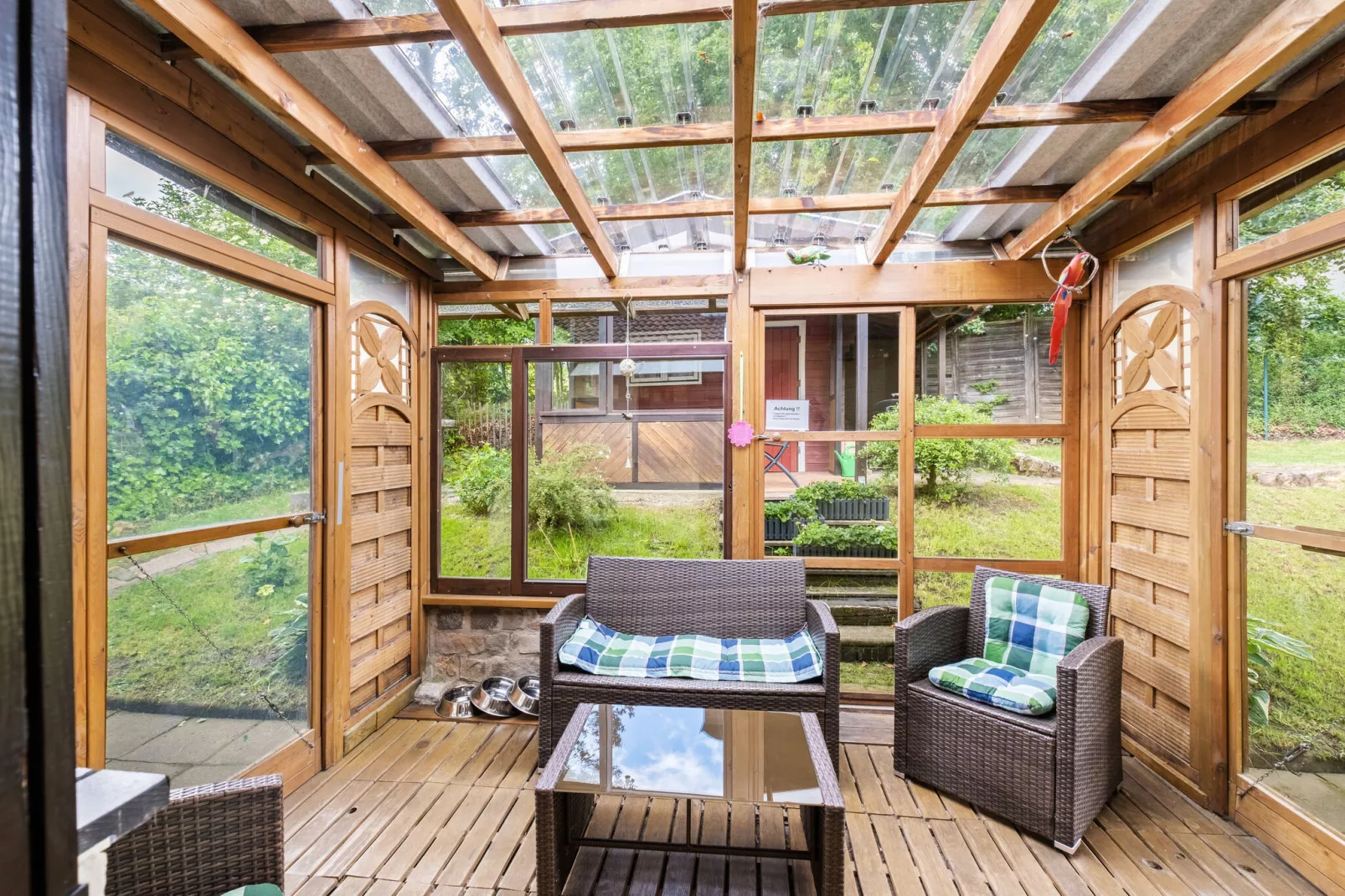 Eifel-Ferienhaus Rita Romag-Terrassenbalkon