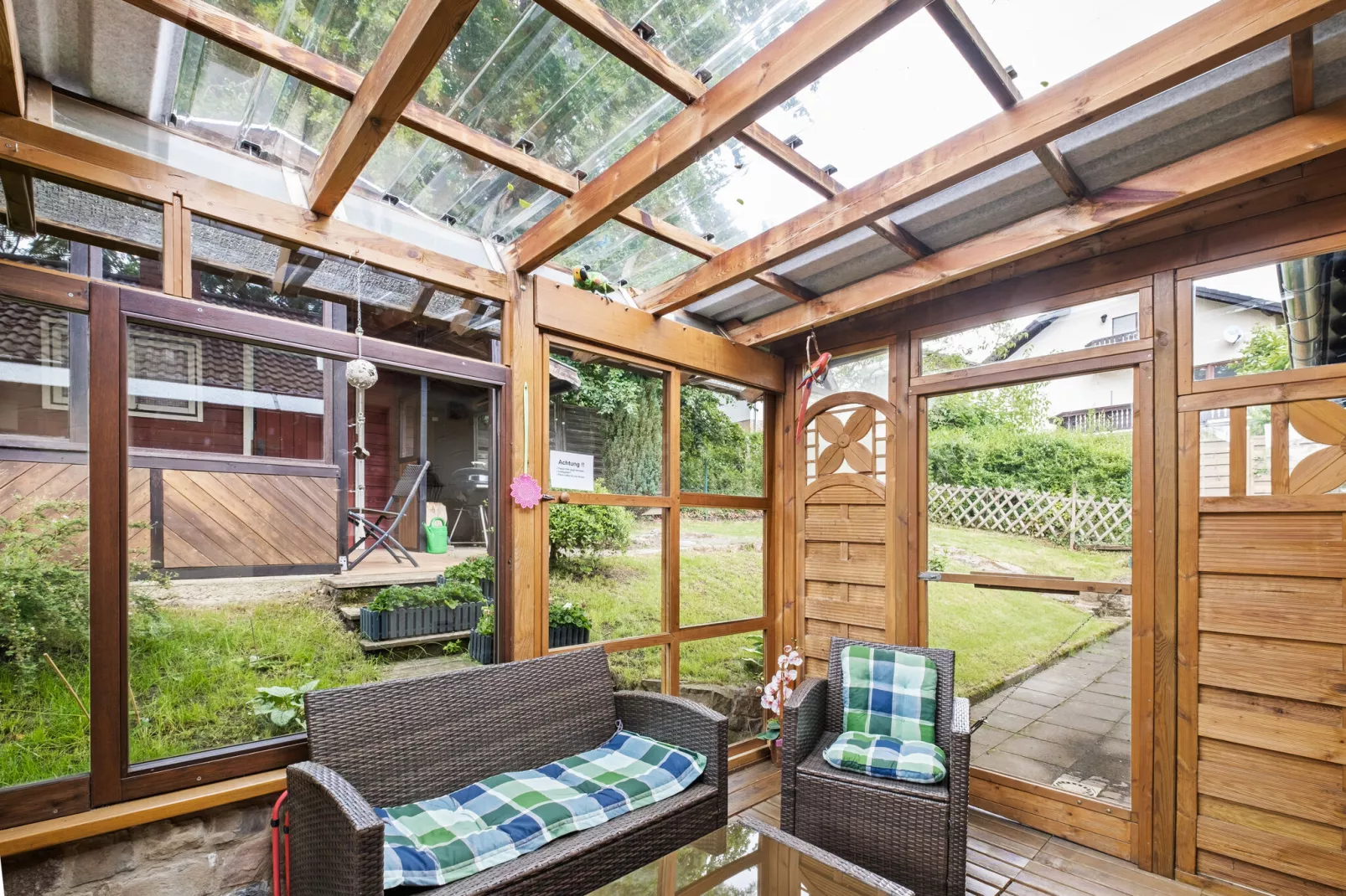 Eifel-Ferienhaus Rita Romag-Terrassenbalkon