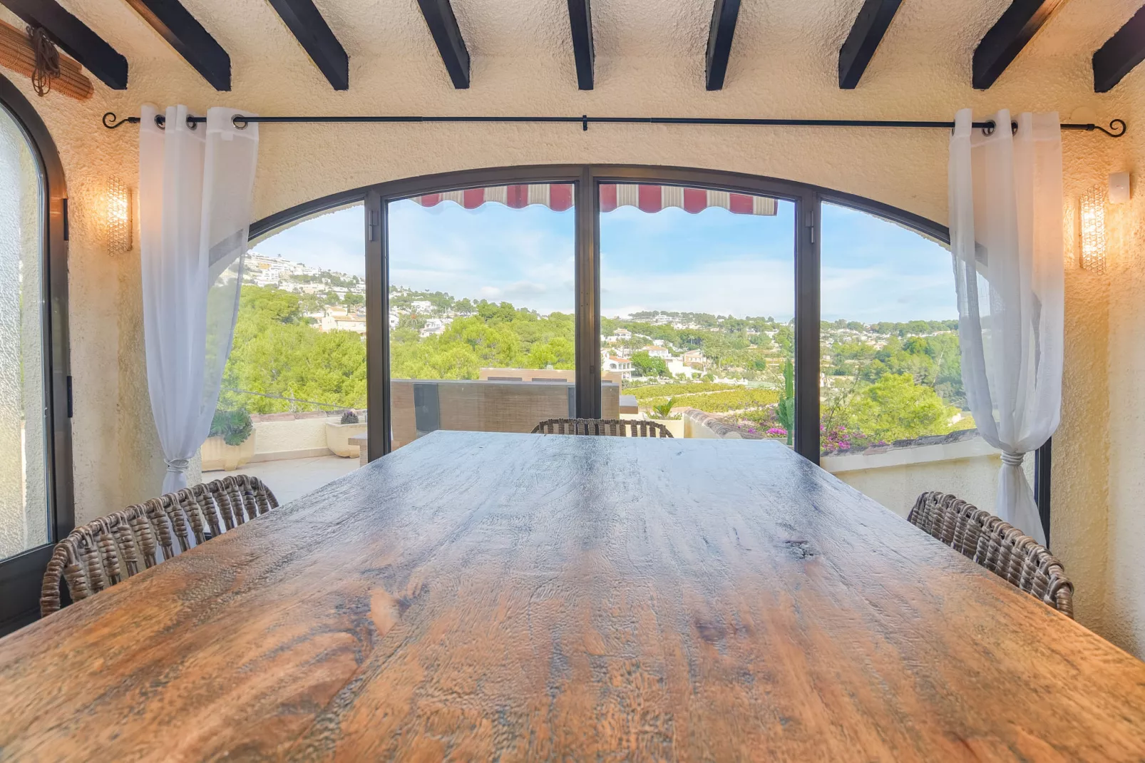 Villa Las Viñas	 - View in summer