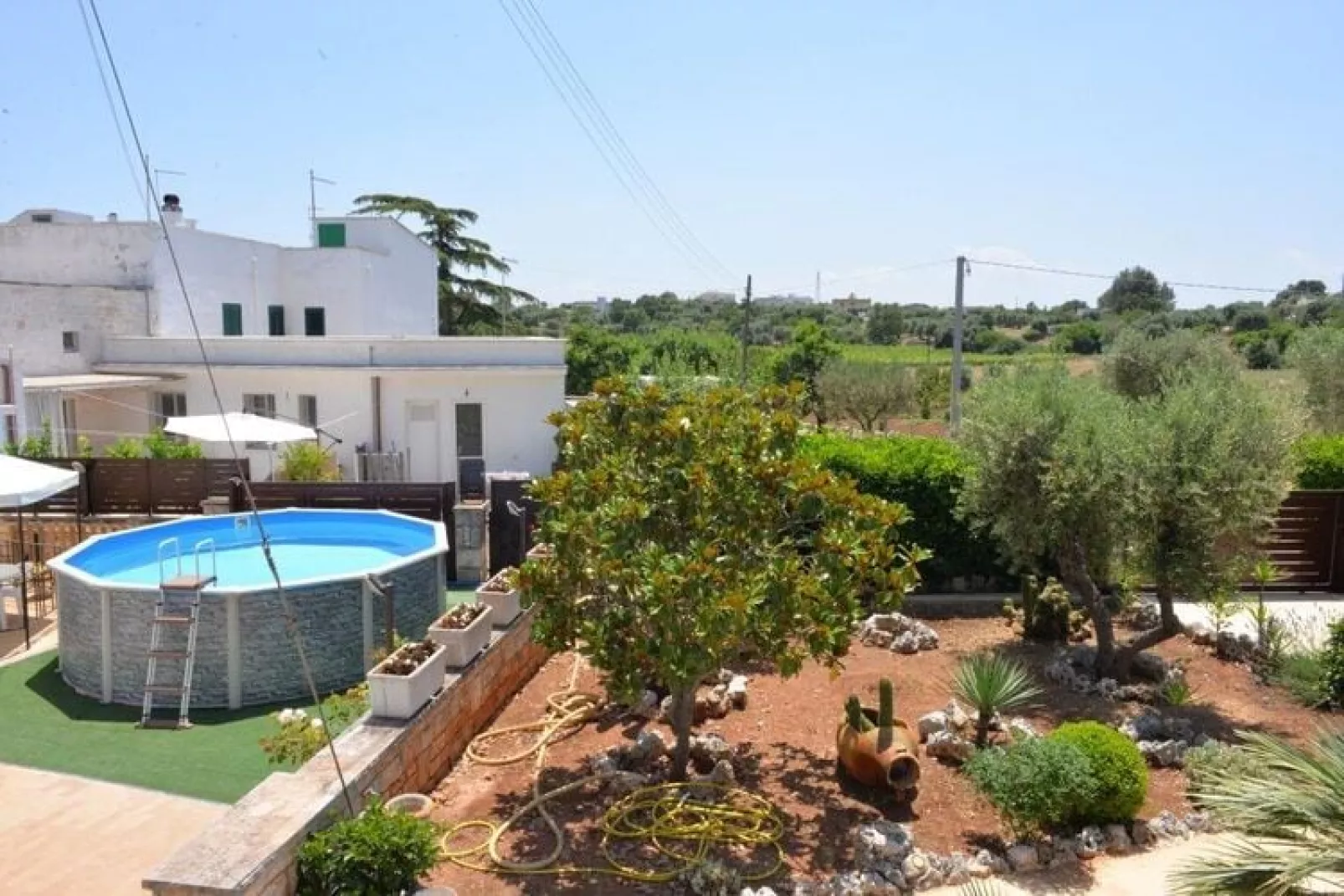 Trullo Cittadino Cisternino-Gardens summer