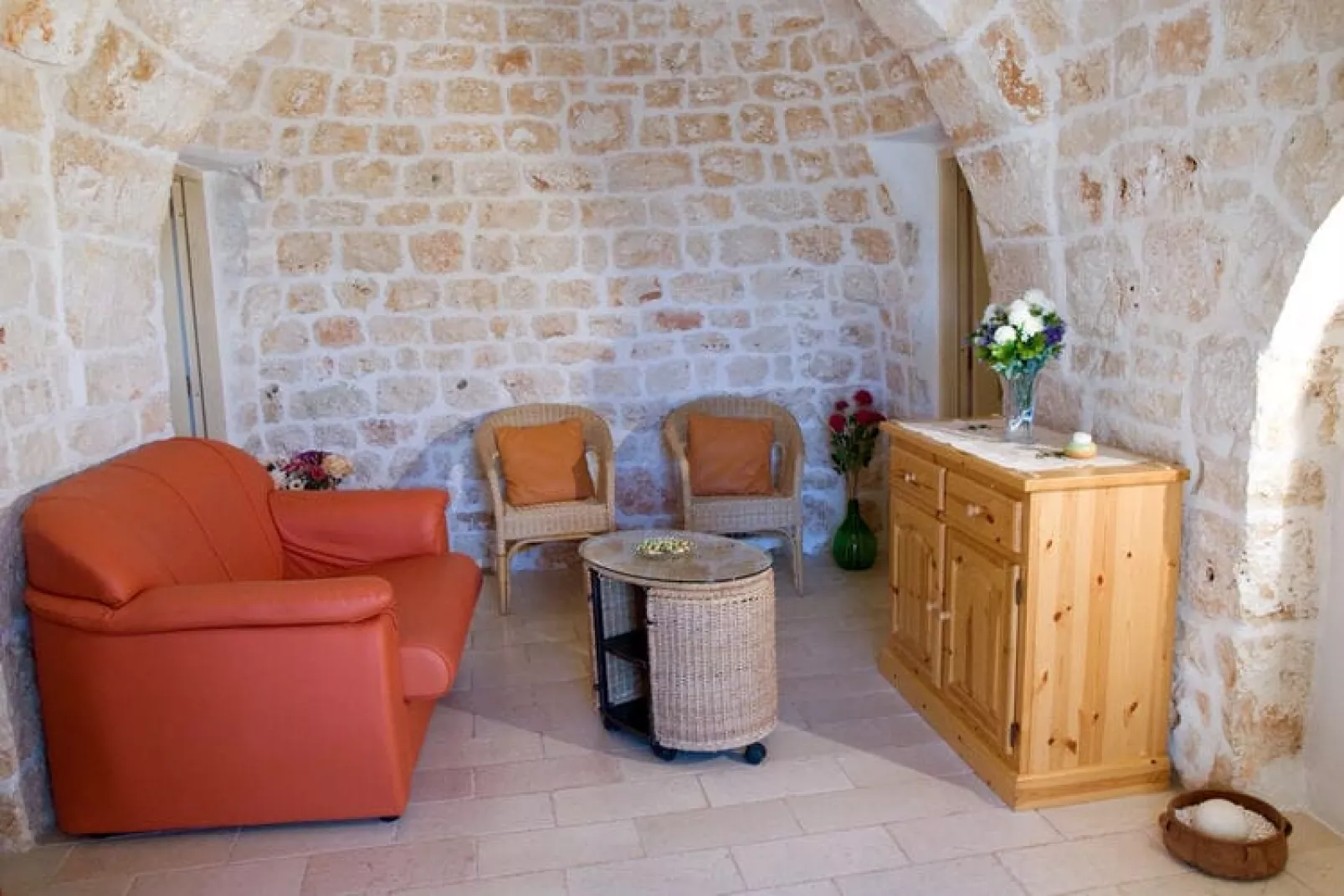 Trullo Filippo Ostuni-Wohnzimmer
