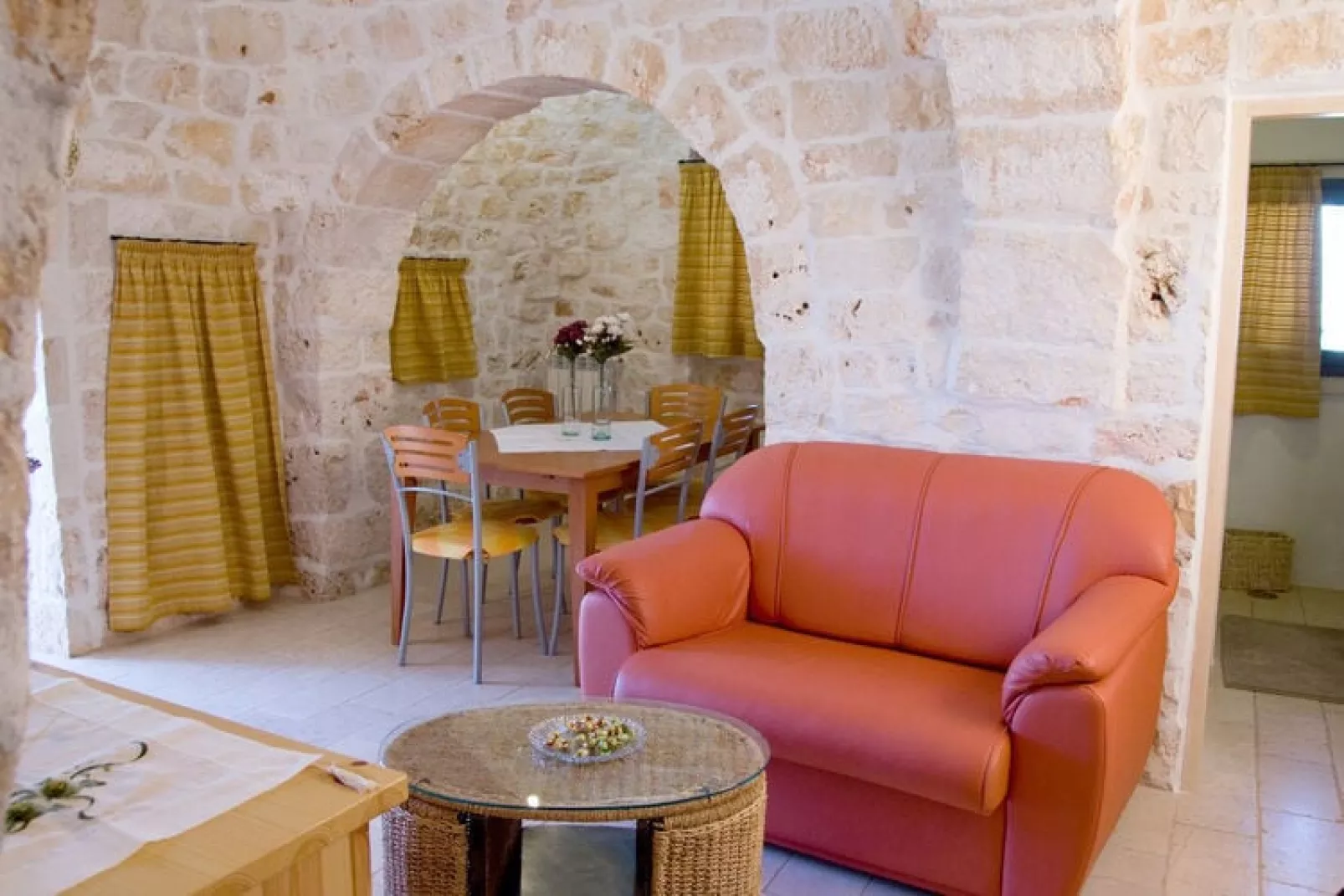Trullo Filippo Ostuni-Wohnzimmer