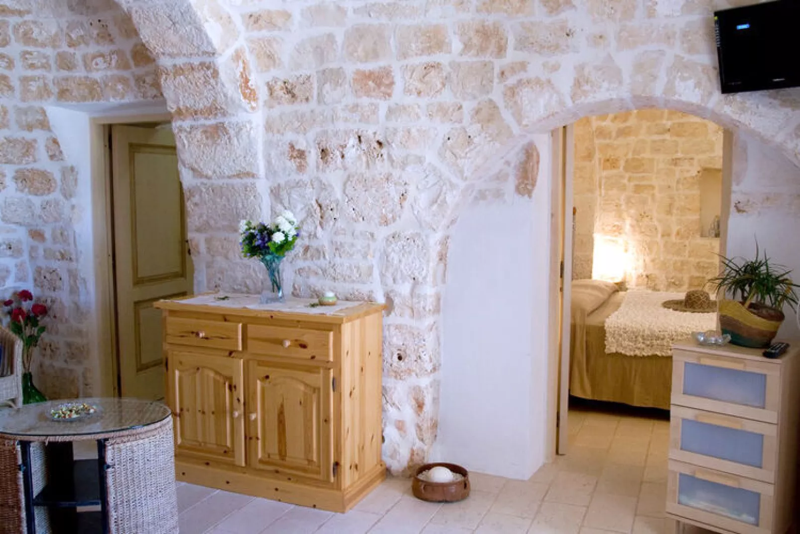Trullo Filippo Ostuni-Wohnzimmer