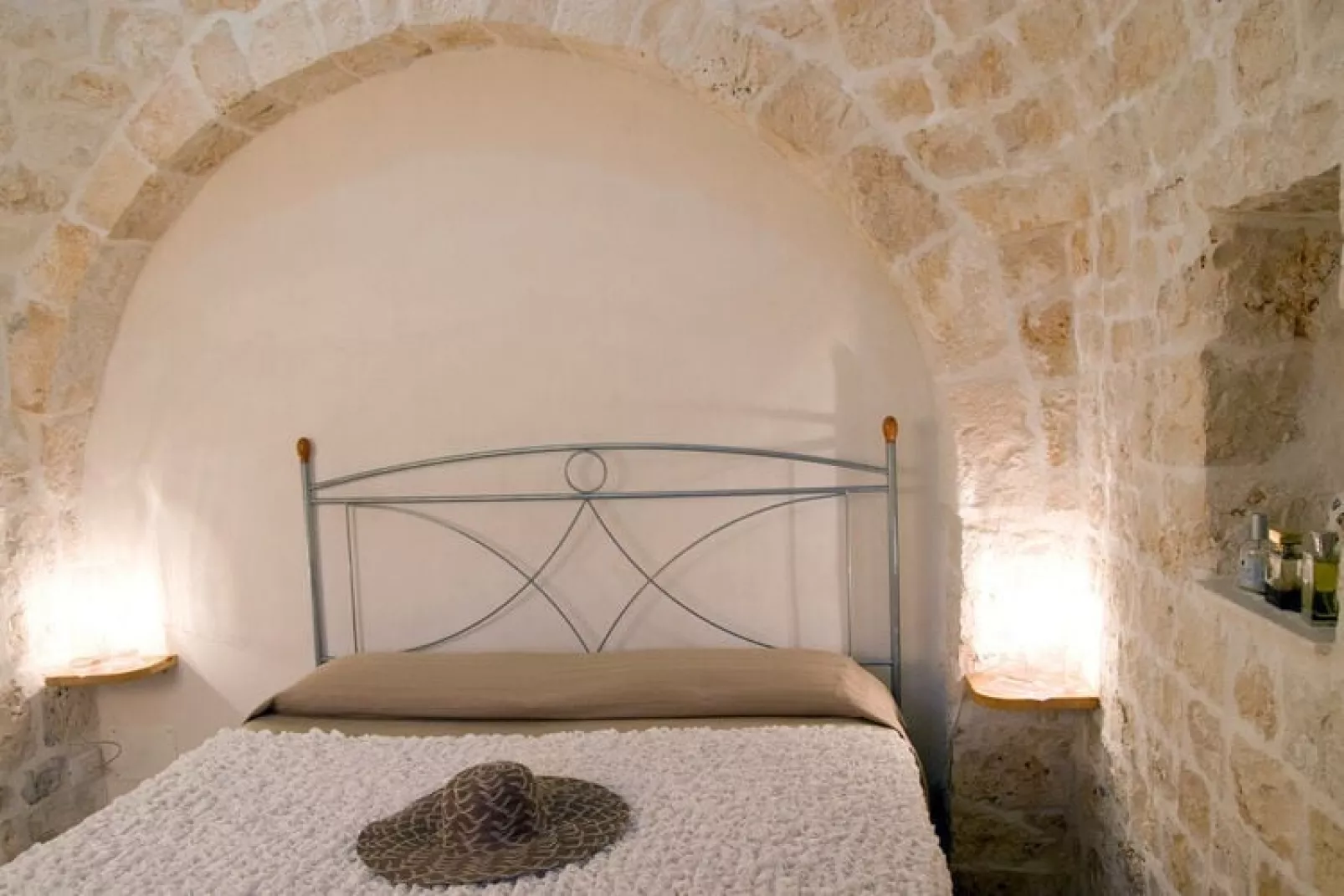 Trullo Filippo Ostuni-Schlafzimmer