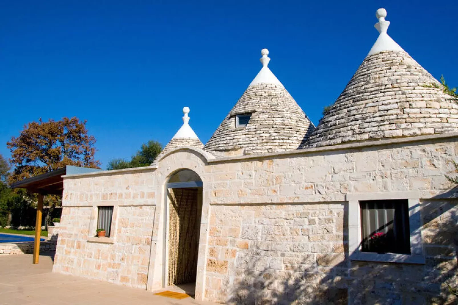 Trullo Filippo Ostuni-Außenbereich Sommer