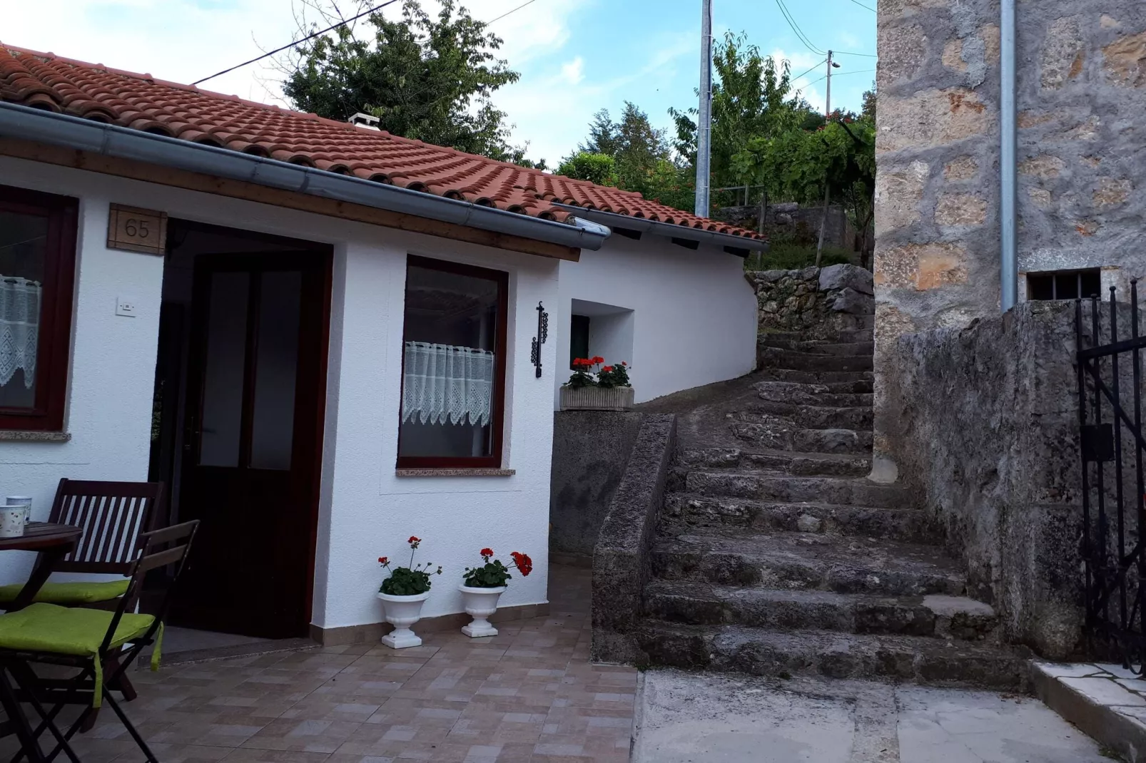Holiday home Milica - Lovran Dobrec - ca 80 qm für 4 Pers-Außenbereich Sommer