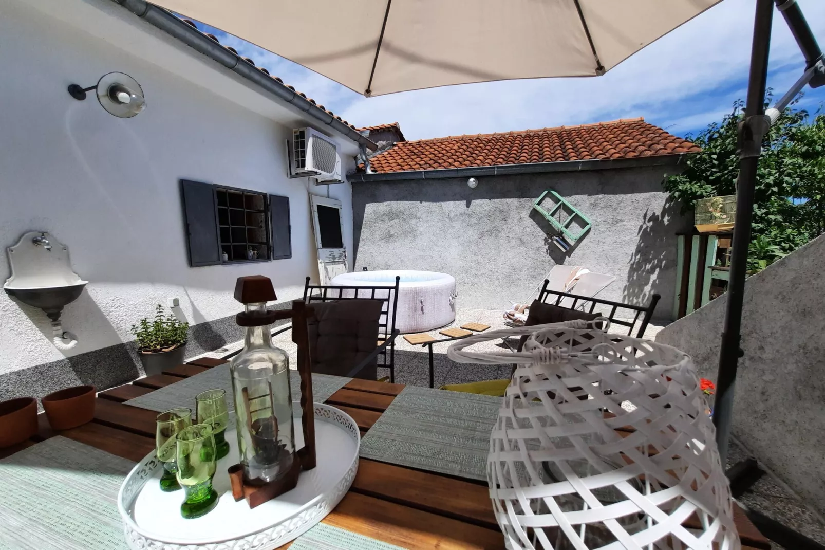 Holiday home Milica - Lovran Dobrec - ca 80 qm für 4 Pers-Terrassenbalkon