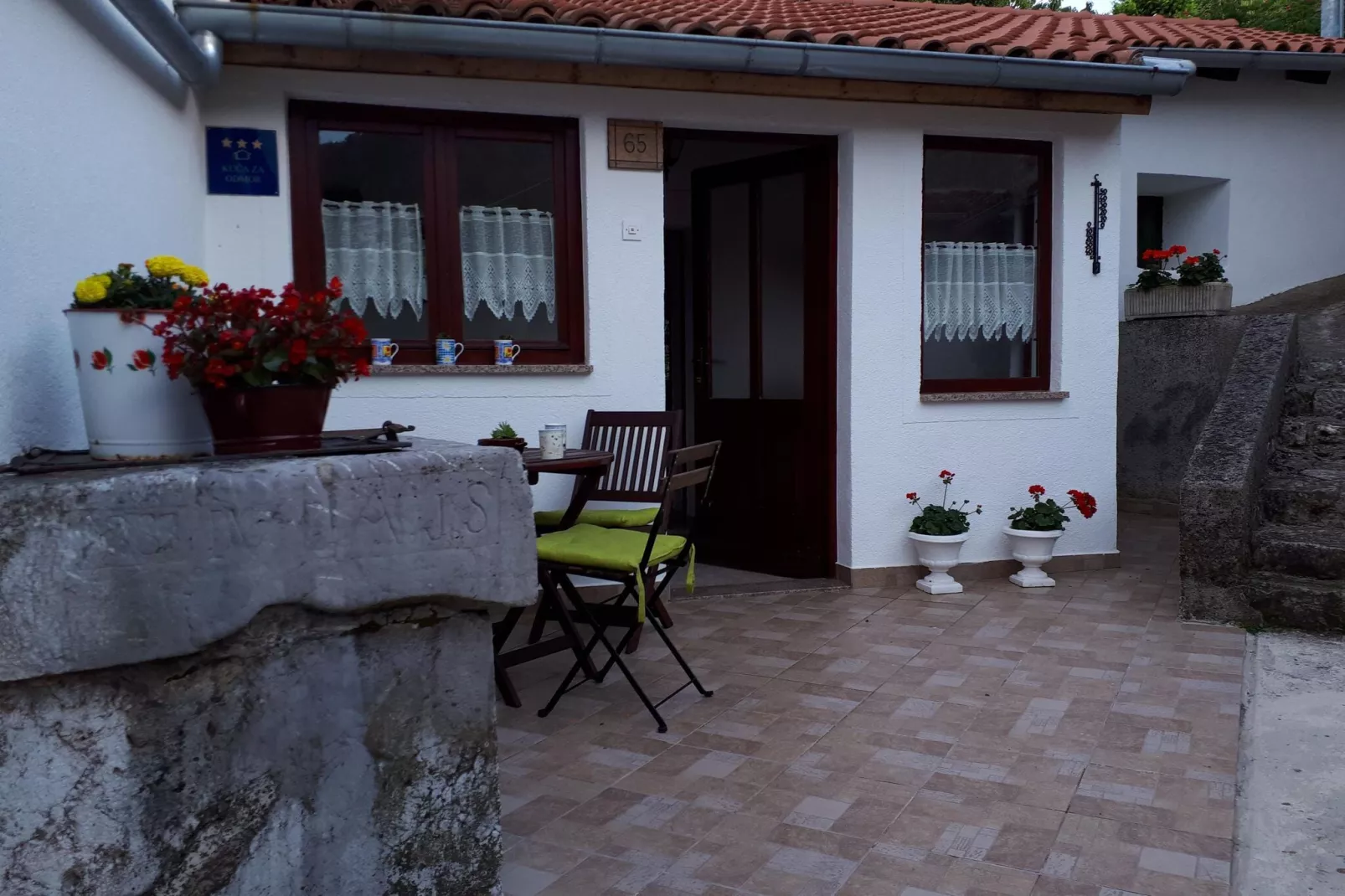 Holiday home Milica - Lovran Dobrec - ca 80 qm für 4 Pers-Außenbereich Sommer