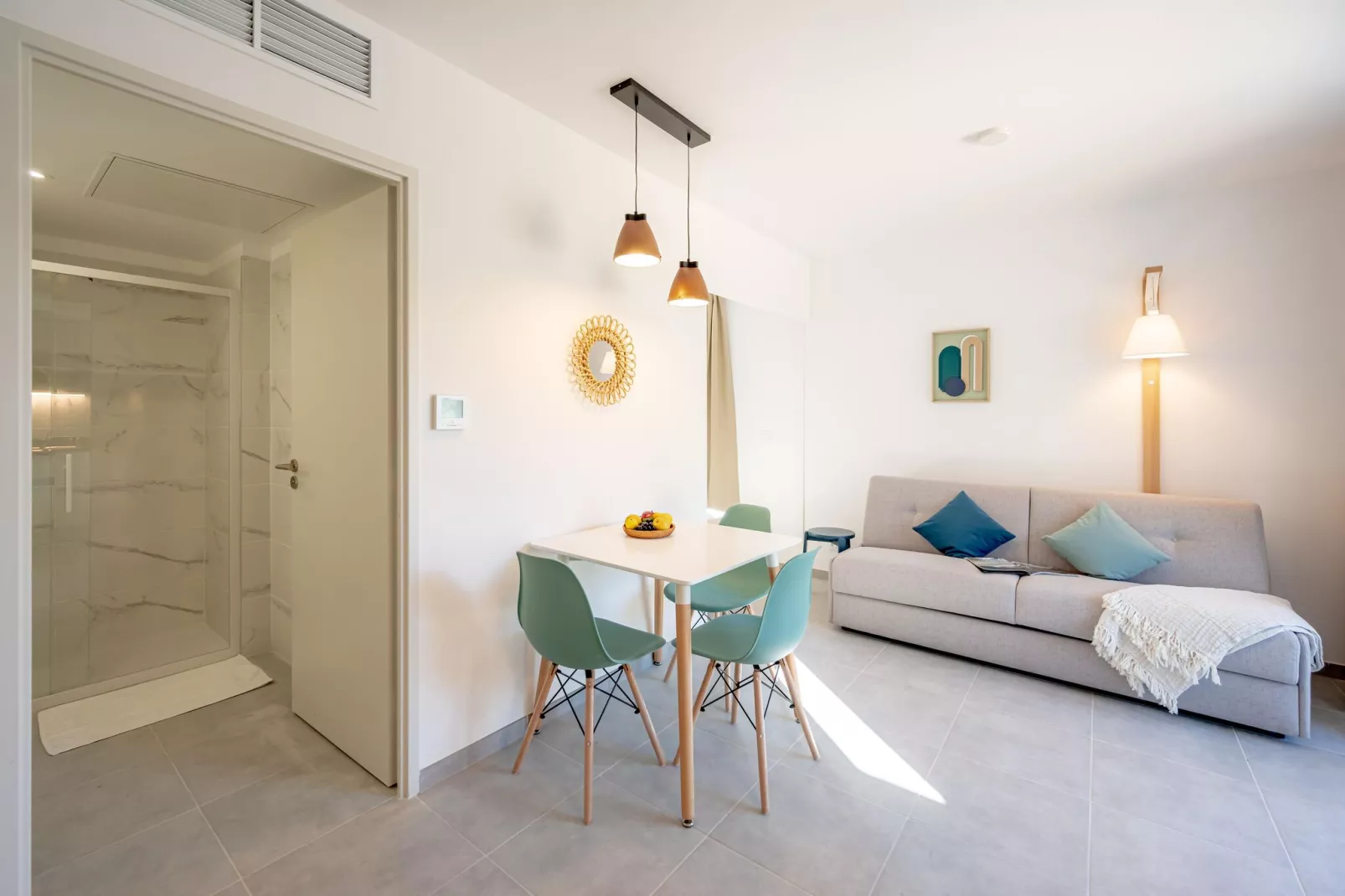 Cap Cassis Calanques Roquefort-la-Bédoule - 12S studio 2 pers climatisé - terrasse ou balcon-Salon