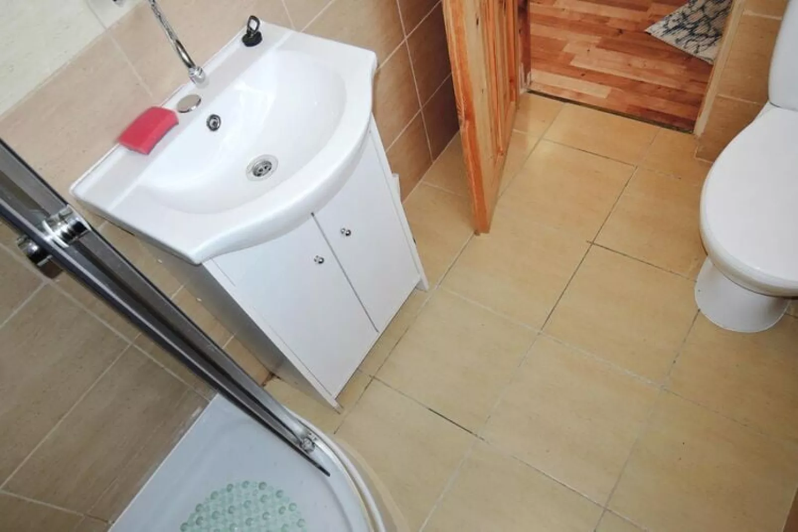Holiday resort in Wiselka for 3 persons with carpark space-Bathroom