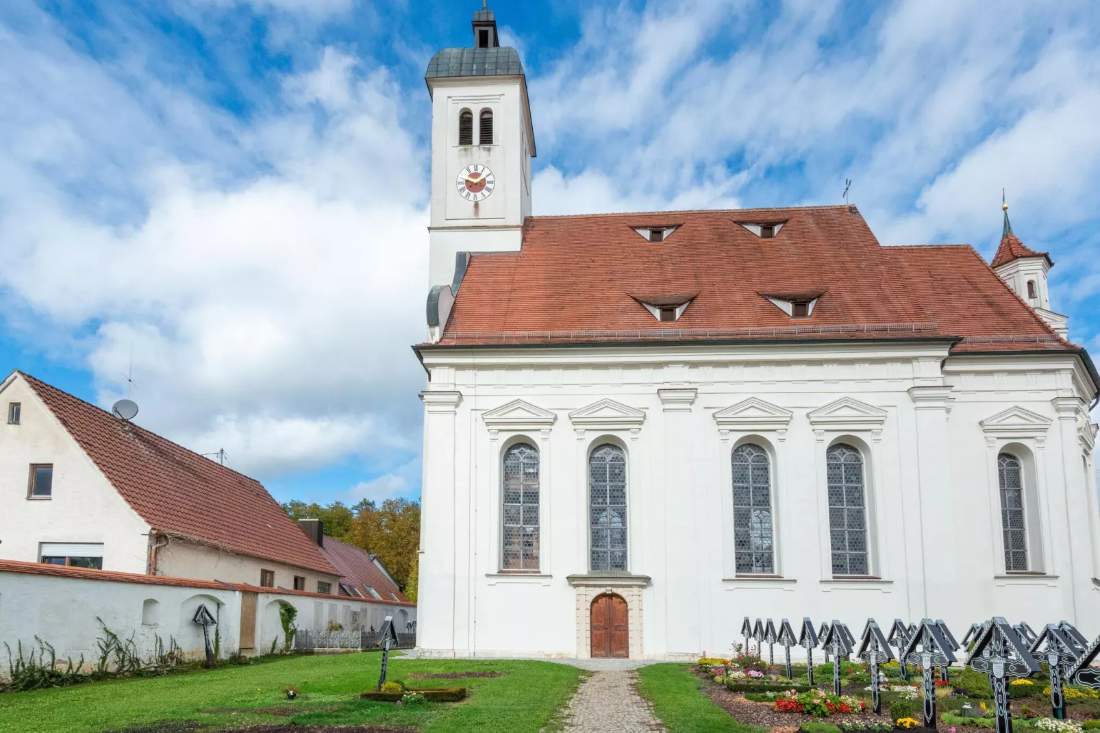 Ferienwohnung Haunsheim - rechts & links-Gebiete Sommer 1 km