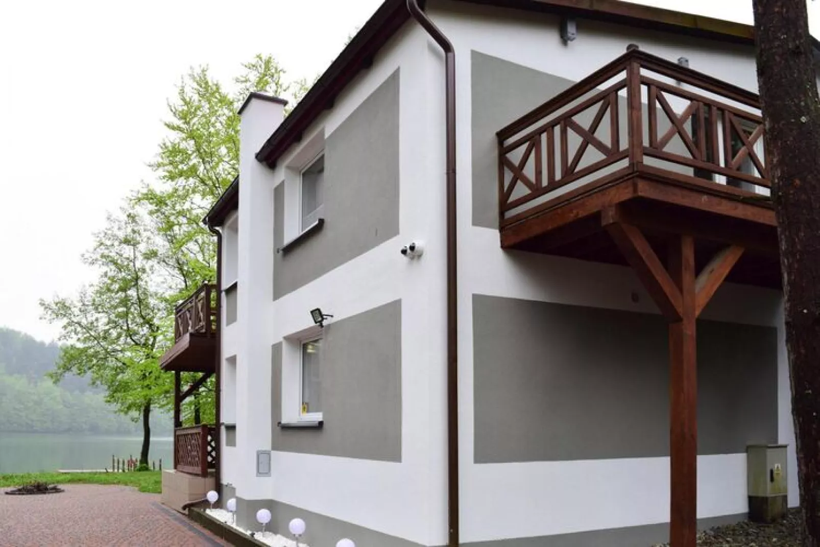Semi detached house Stare Czaple-Exterior summer