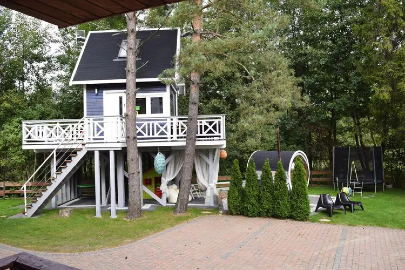 Semi detached house Stare Czaple-Exterior summer