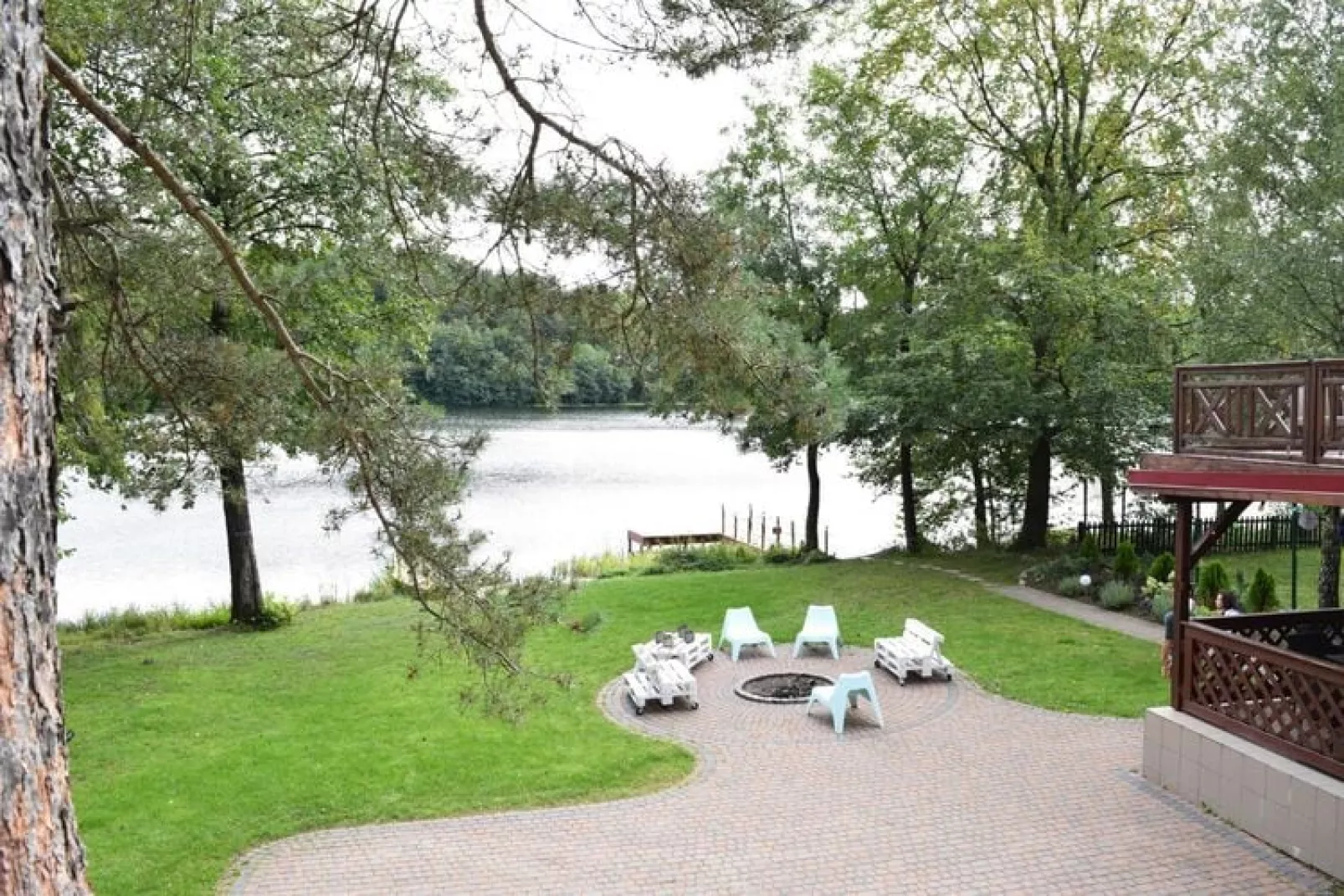 Semi detached house Stare Czaple-Gardens summer