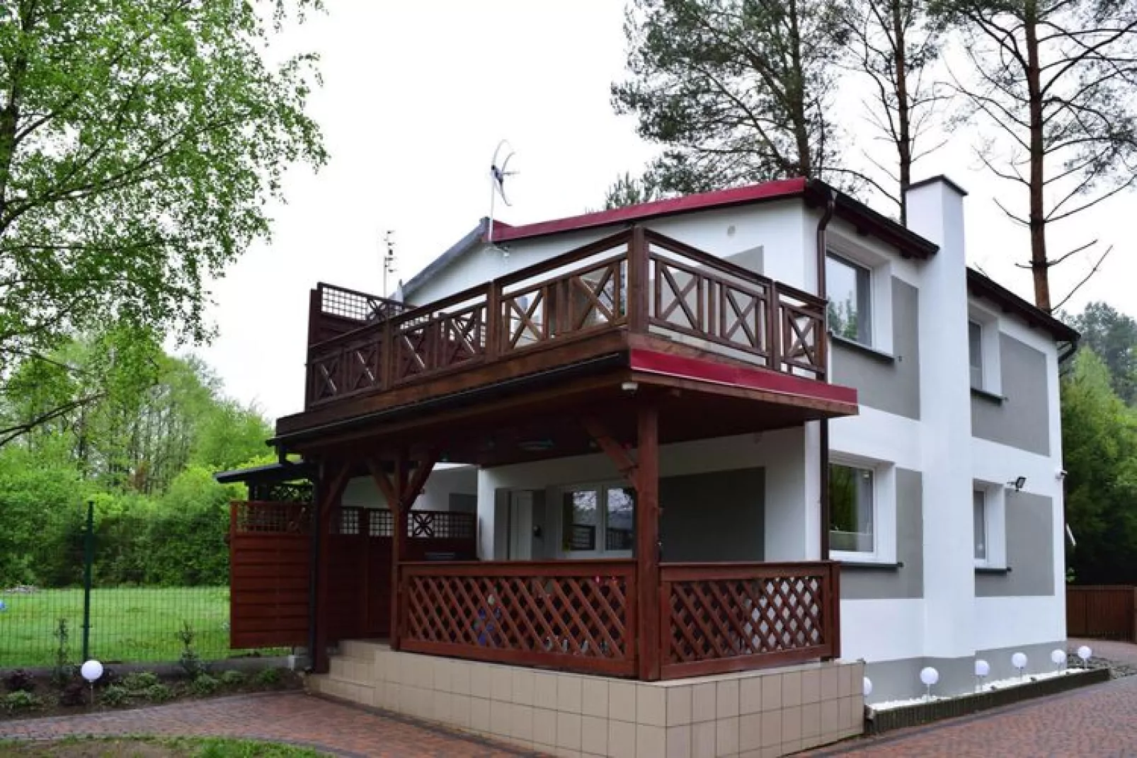 Semi detached house Stare Czaple-Exterior summer