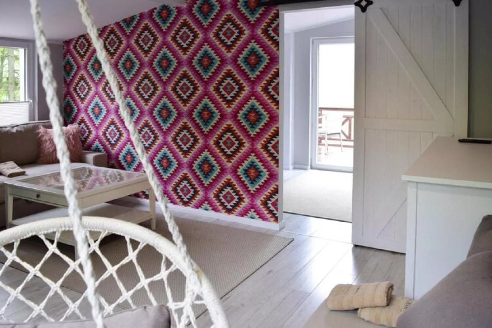 Semi detached house Stare Czaple-Living room