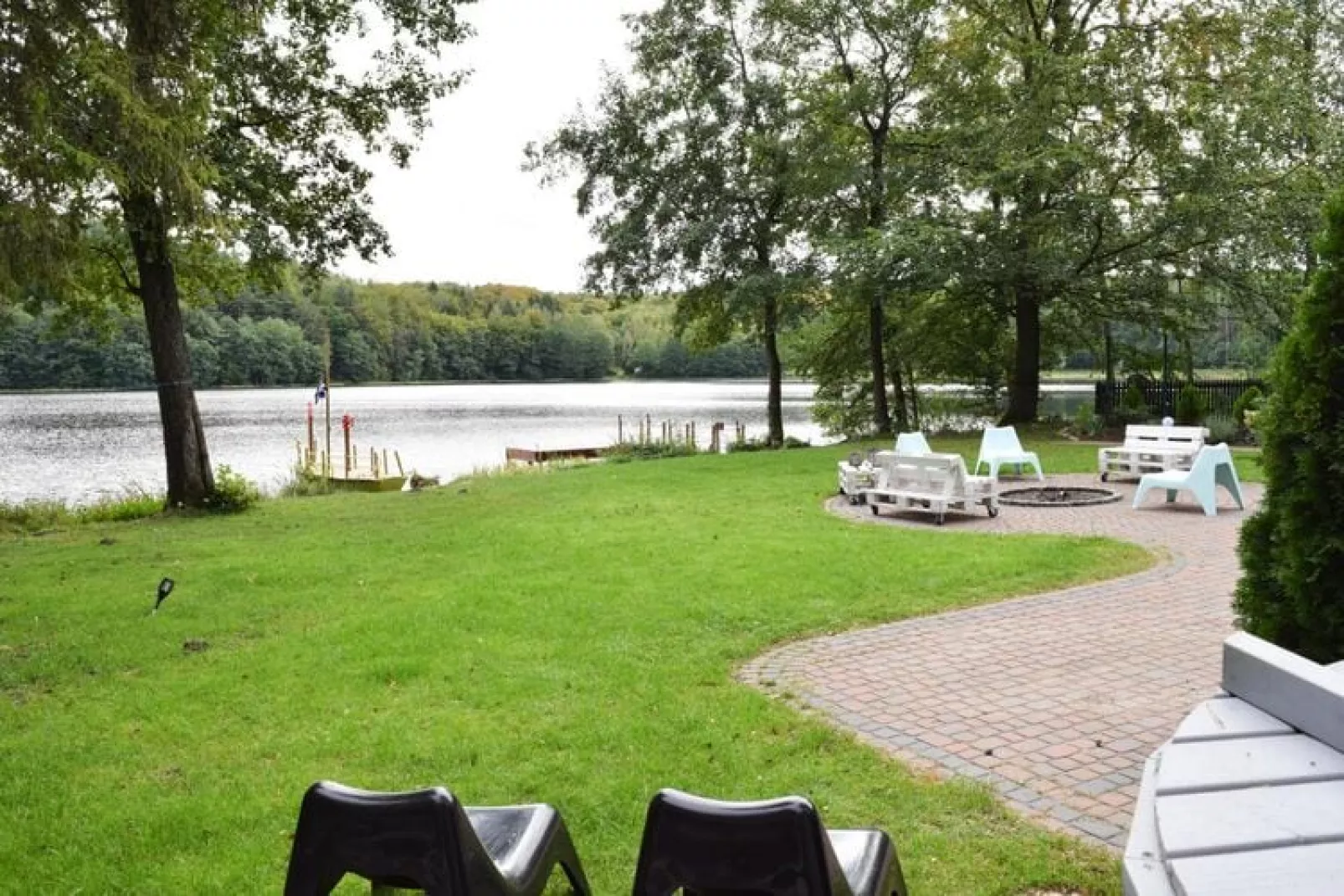 Semi detached house Stare Czaple-Gardens summer