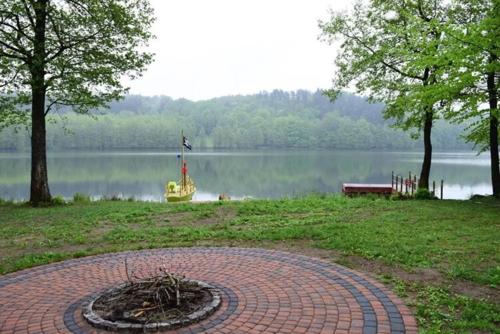 Semi detached house Stare Czaple-Gardens summer