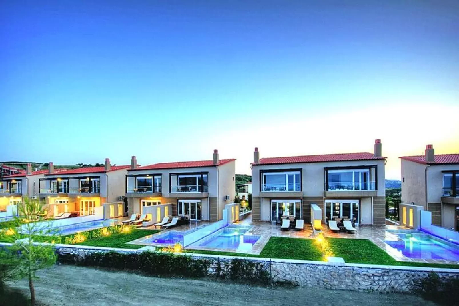Holiday homes Sunny Villas Resort and SPA Chanioti-SUNNY VILLA 2 BEDROOMS heated pool