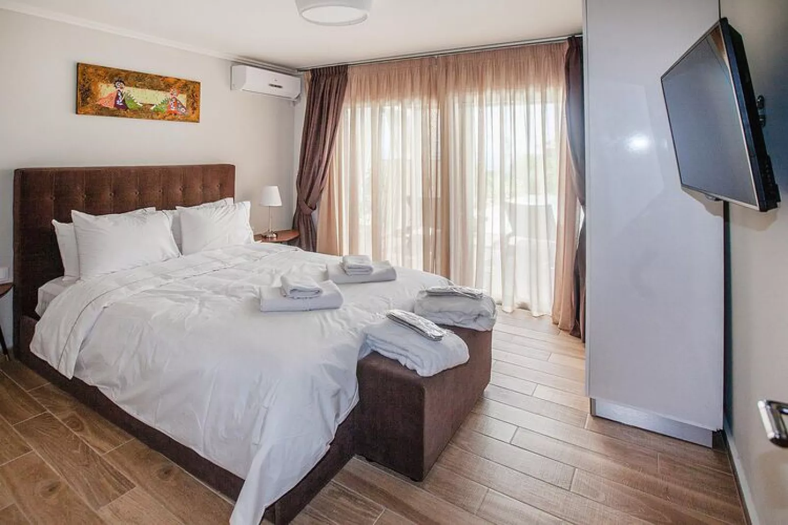 Holiday homes Sunny Villas Resort and SPA Chanioti-No 2 large EXCLUSIVE VILLA 3 3 BEDROOMS-Chambre