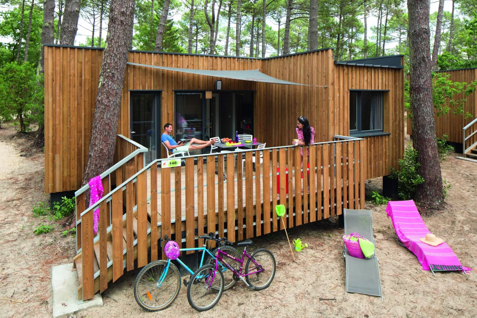 Résidence Lège Cap Ferret - Claouey // Lodge 3 pcs 6 pers et 1 bébé Résidentielles