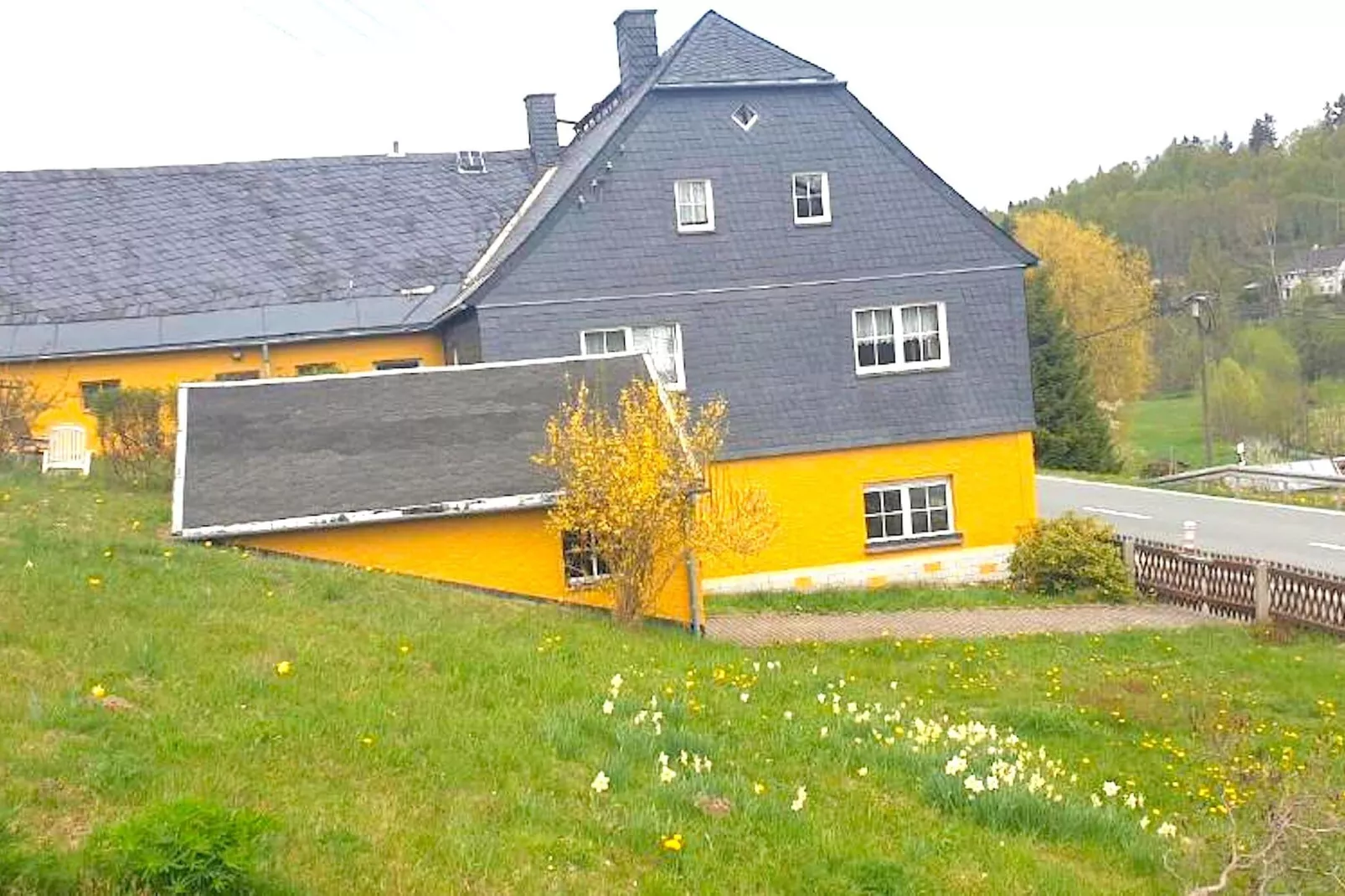 Gruppenferienhaus nähe Kurort Oberwiesenthal-Extérieur été